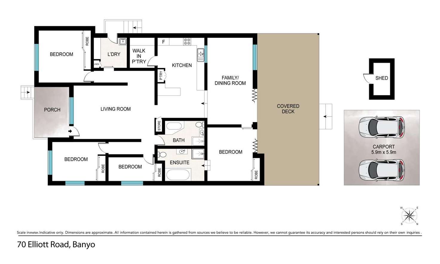 Floorplan of Homely house listing, 70 Elliott Road, Banyo QLD 4014