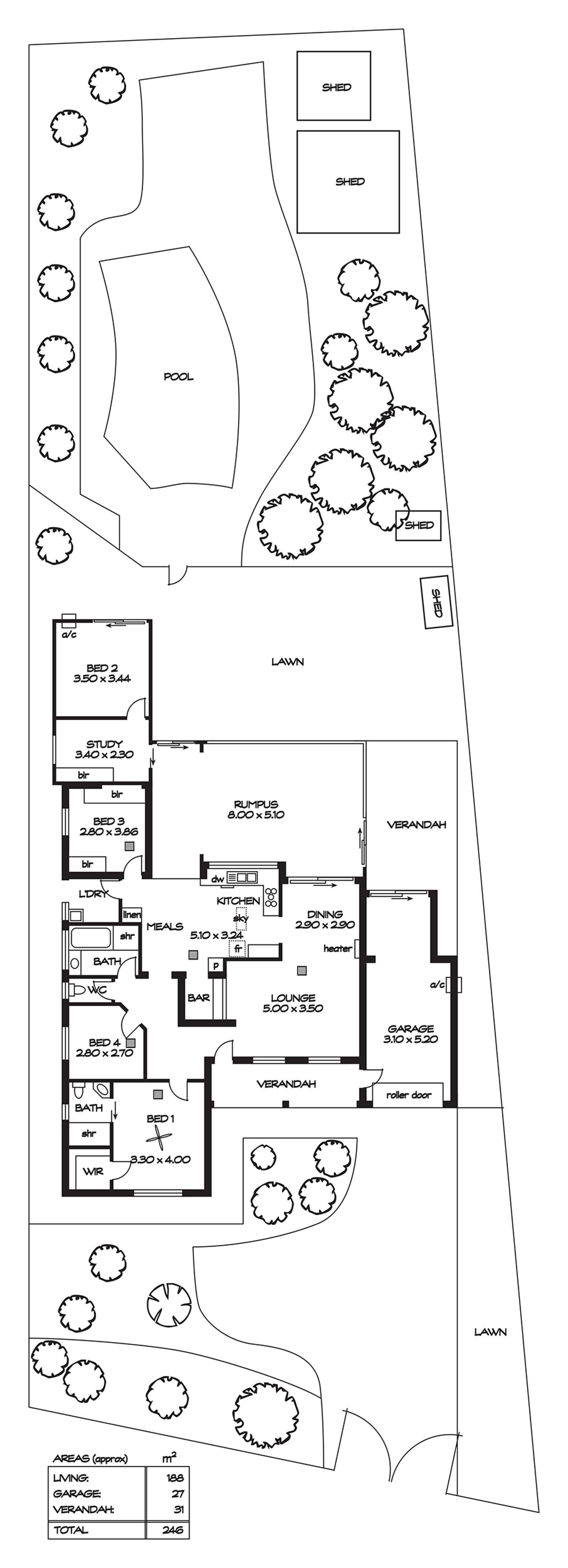 Floorplan of Homely house listing, 36 Golden Grove Road, Modbury North SA 5092