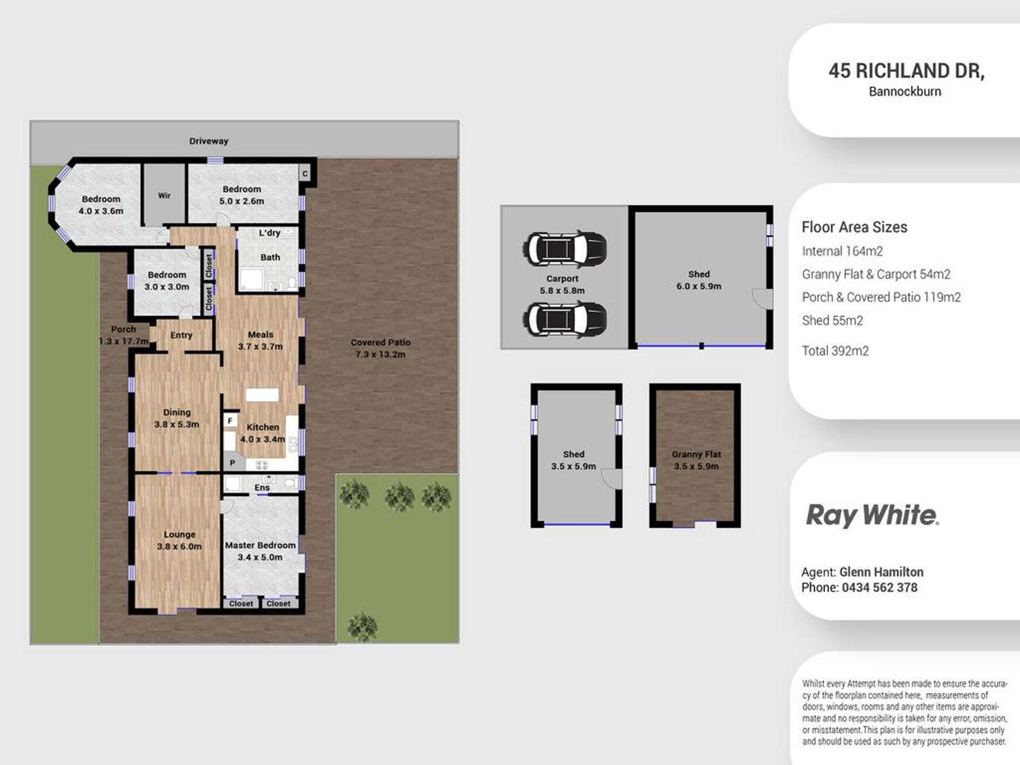 Floorplan of Homely house listing, 45 RICHLAND Drive, Bannockburn QLD 4207