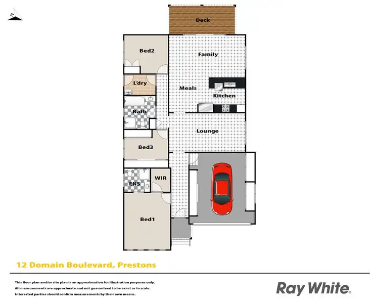 Floorplan of Homely house listing, 12 Domain Boulevarde, Prestons NSW 2170