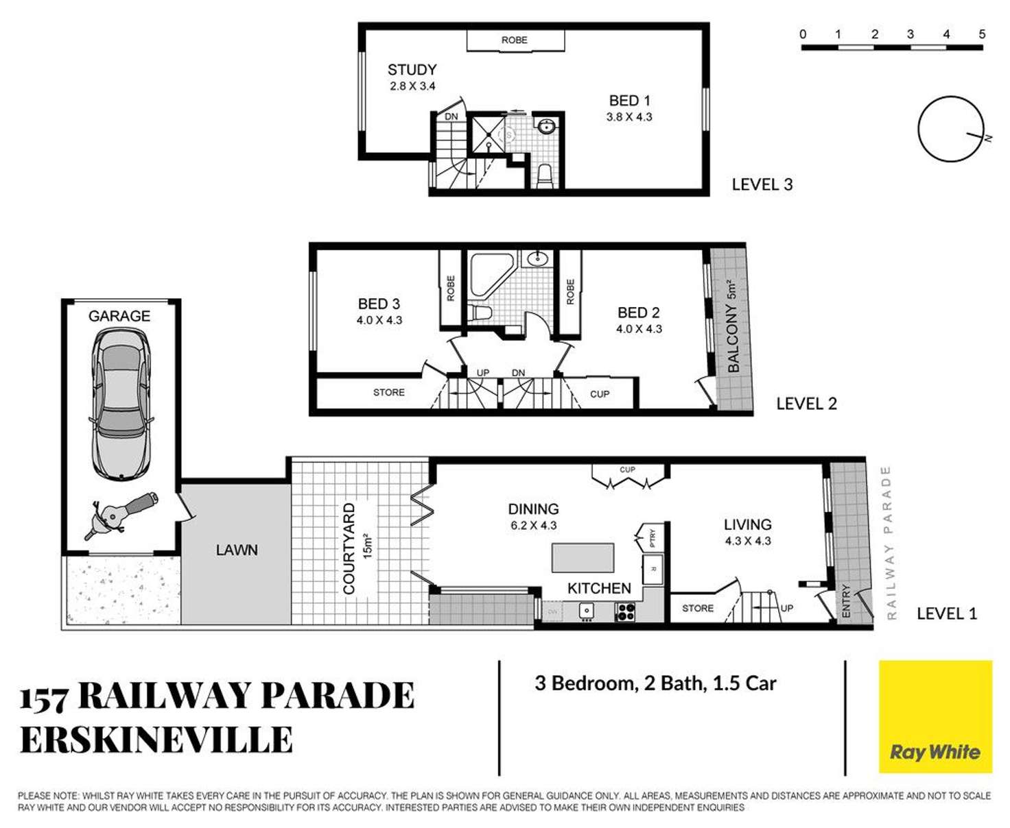 Floorplan of Homely house listing, 157 Railway Parade, Erskineville NSW 2043