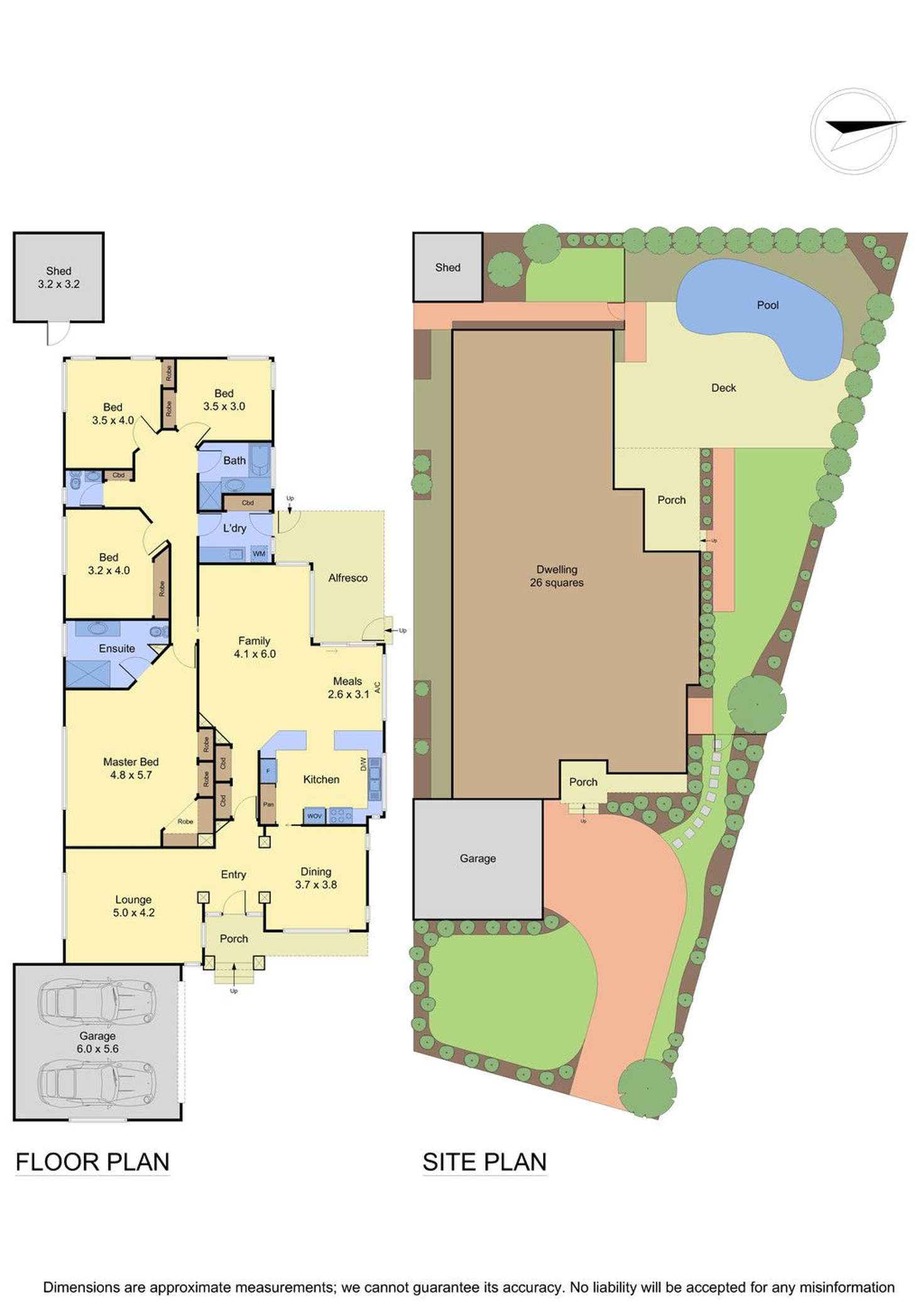 Floorplan of Homely house listing, 6 D'Andrea Court, Rowville VIC 3178