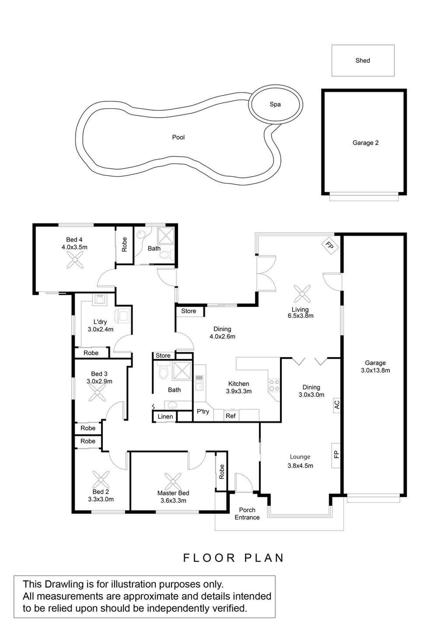 Floorplan of Homely house listing, 10 Coppins Terrace, Fulham Gardens SA 5024