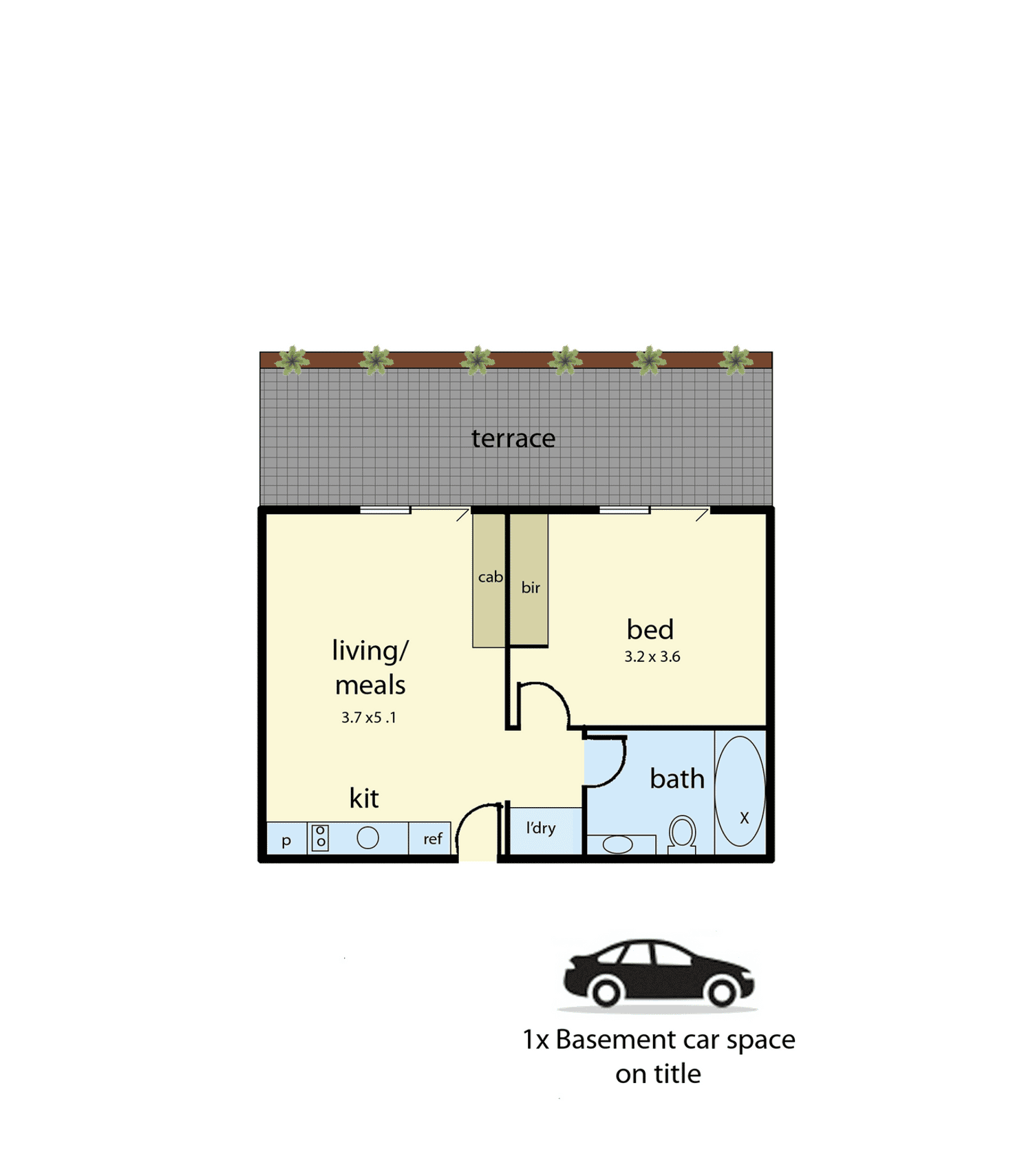 Floorplan of Homely apartment listing, 129/18-34 Station Street, Sandringham VIC 3191