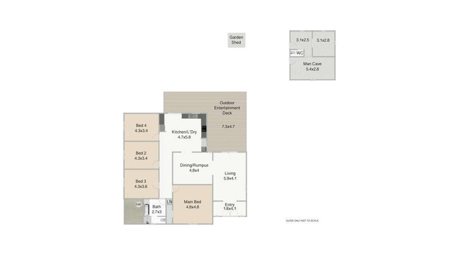 Floorplan of Homely house listing, 4 Walkers Lane, Booval QLD 4304
