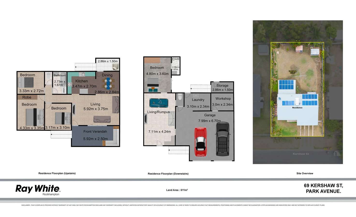 Floorplan of Homely house listing, 69 Kershaw Street, Park Avenue QLD 4701