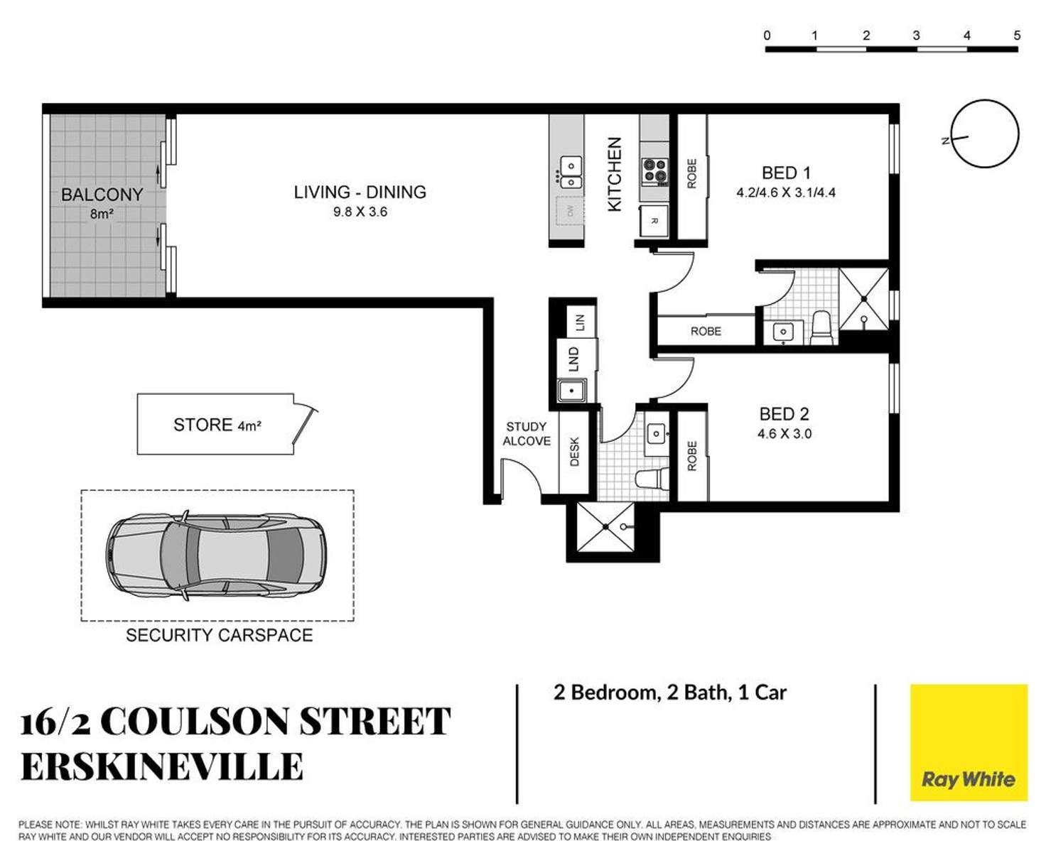 Floorplan of Homely apartment listing, 16/2 Coulson Street, Erskineville NSW 2043