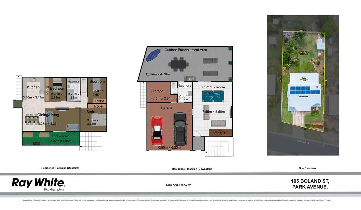 Floorplan of Homely house listing, 105 Boland Street, Park Avenue QLD 4701