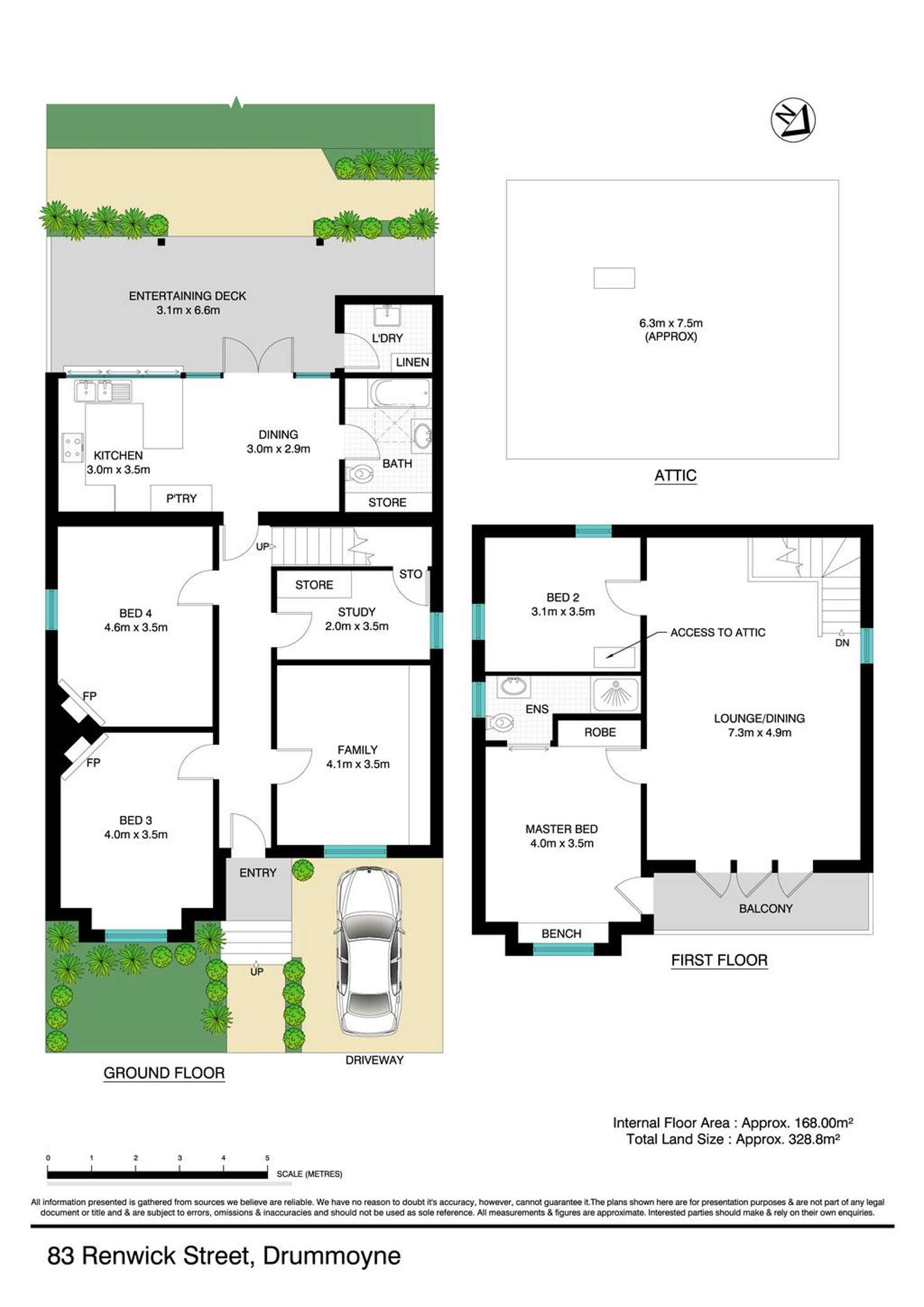 Floorplan of Homely house listing, 83 Renwick Street, Drummoyne NSW 2047