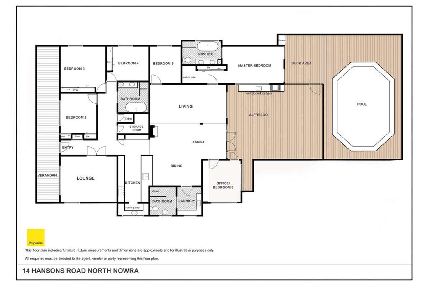 Floorplan of Homely house listing, 14 Hansons Road, North Nowra NSW 2541