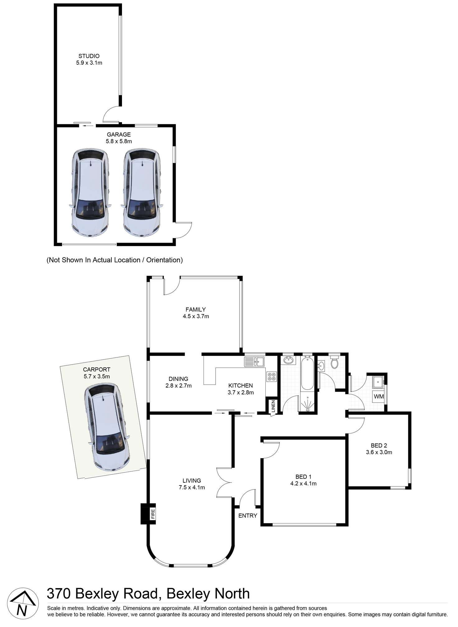 Floorplan of Homely house listing, 370 Bexley Road, Bexley North NSW 2207