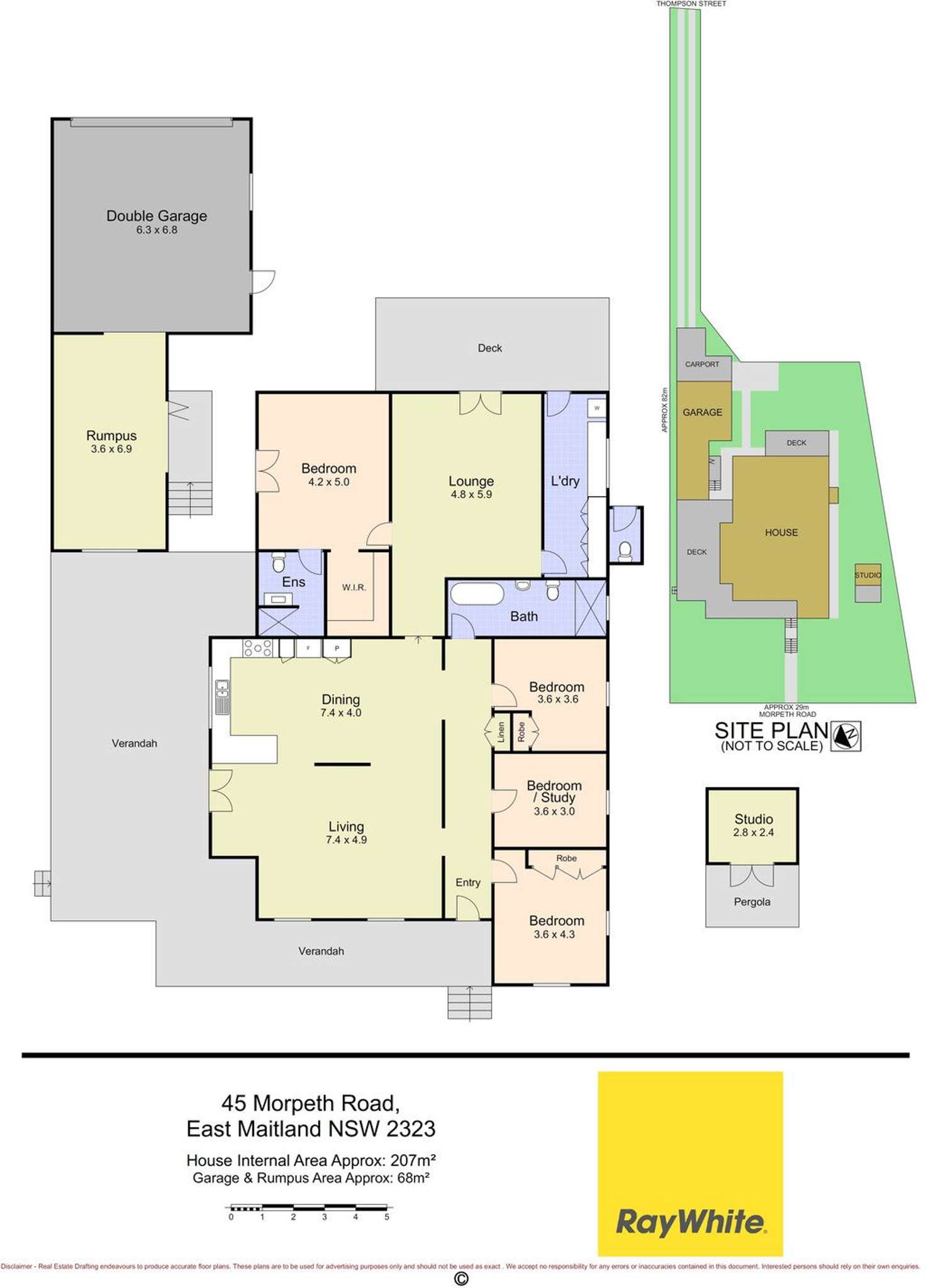 Floorplan of Homely house listing, 45 Morpeth Road, East Maitland NSW 2323