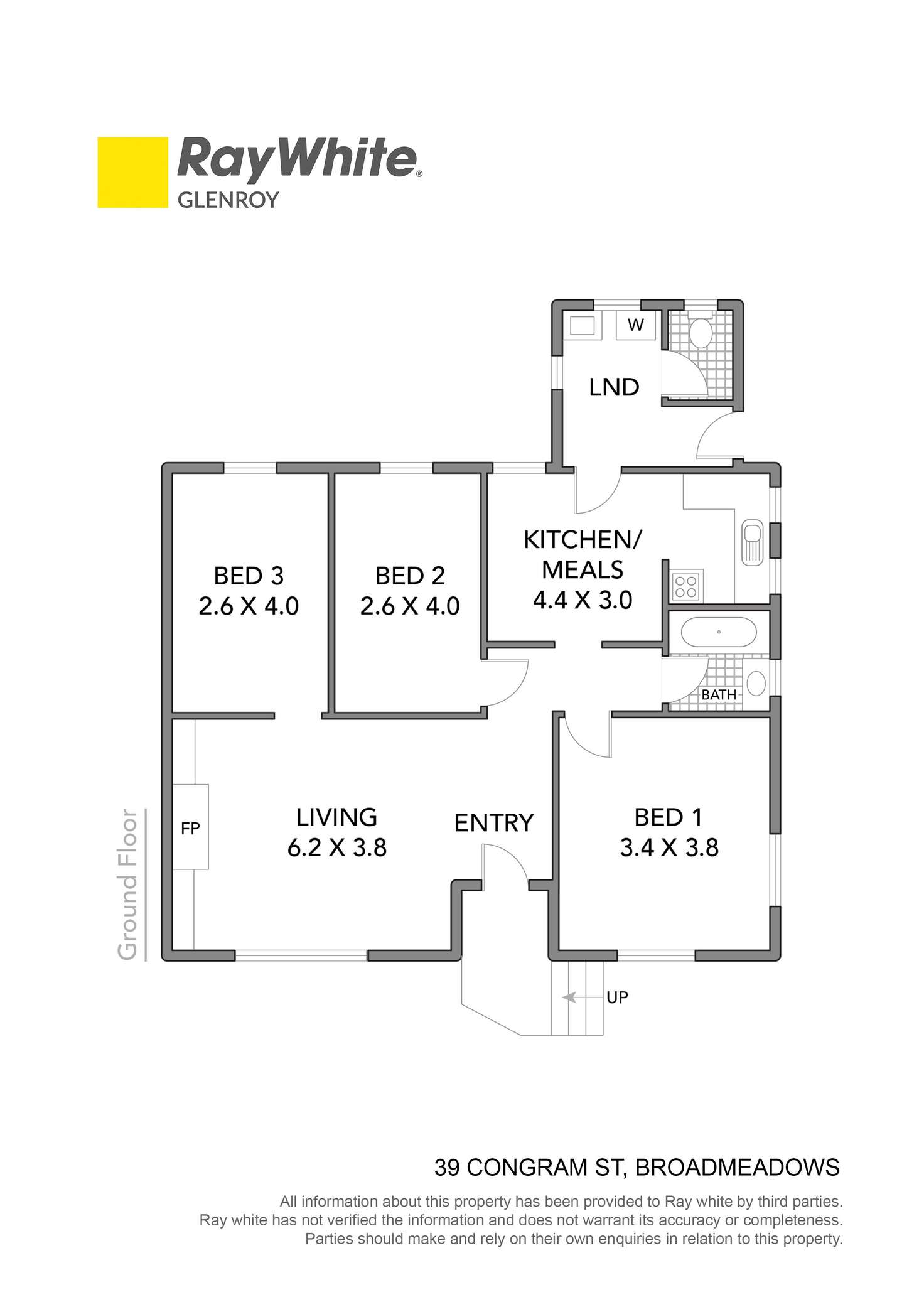 Floorplan of Homely house listing, 37-39 Congram Street, Broadmeadows VIC 3047