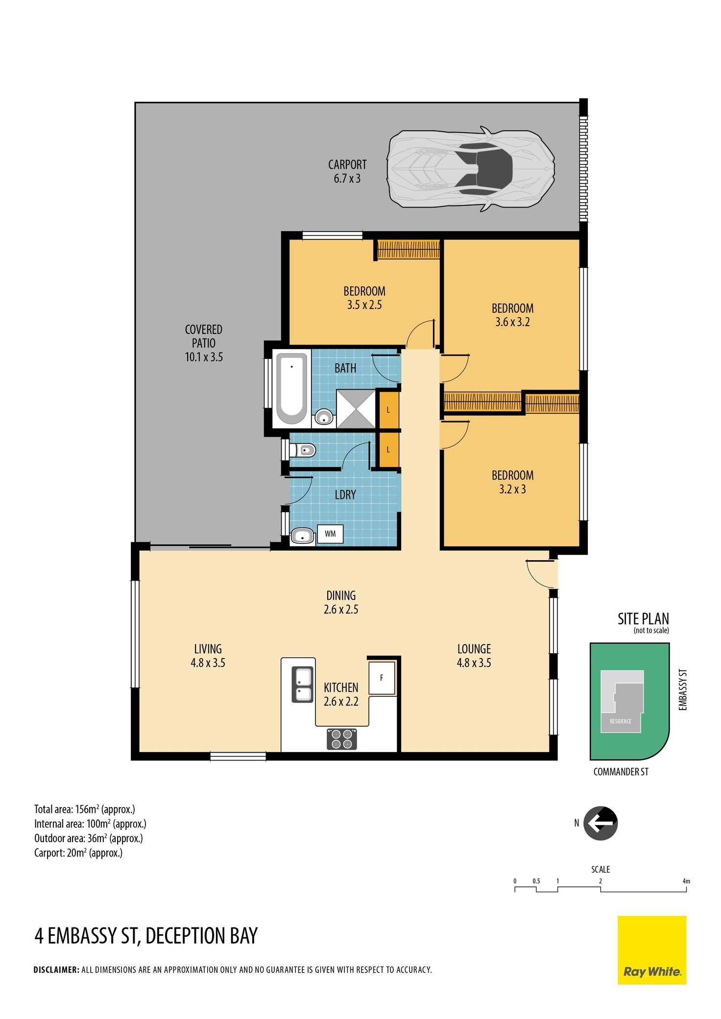 Floorplan of Homely house listing, 4 Embassy Street, Deception Bay QLD 4508