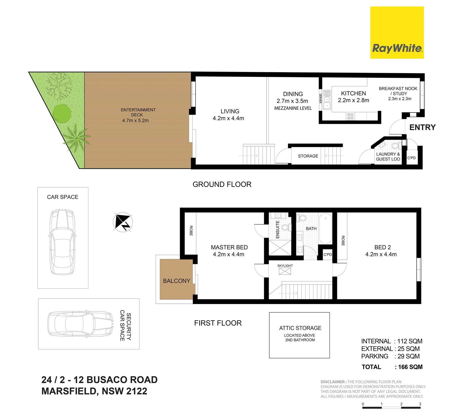 Floorplan of Homely townhouse listing, 24/2-12 Busaco Road, Marsfield NSW 2122