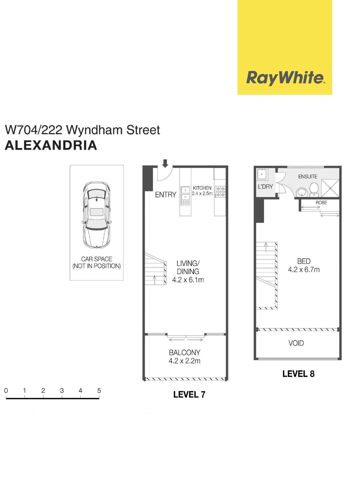 Floorplan of Homely apartment listing, W704/222 Wyndham Street, Alexandria NSW 2015