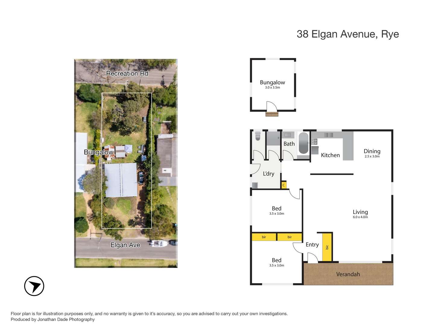 Floorplan of Homely house listing, 38 Elgan Avenue, Rye VIC 3941