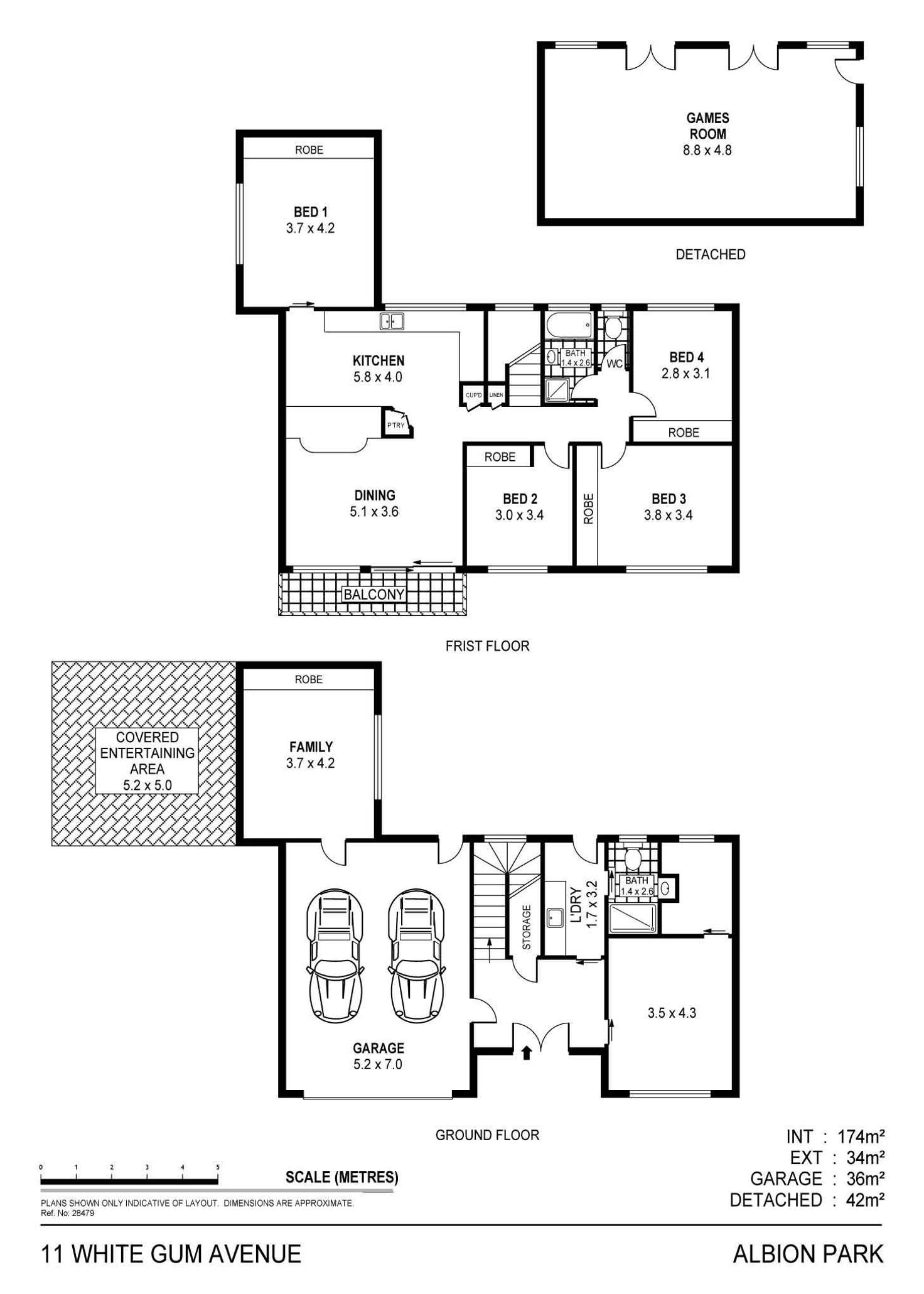 Floorplan of Homely house listing, 11 White Gum Avenue, Albion Park Rail NSW 2527