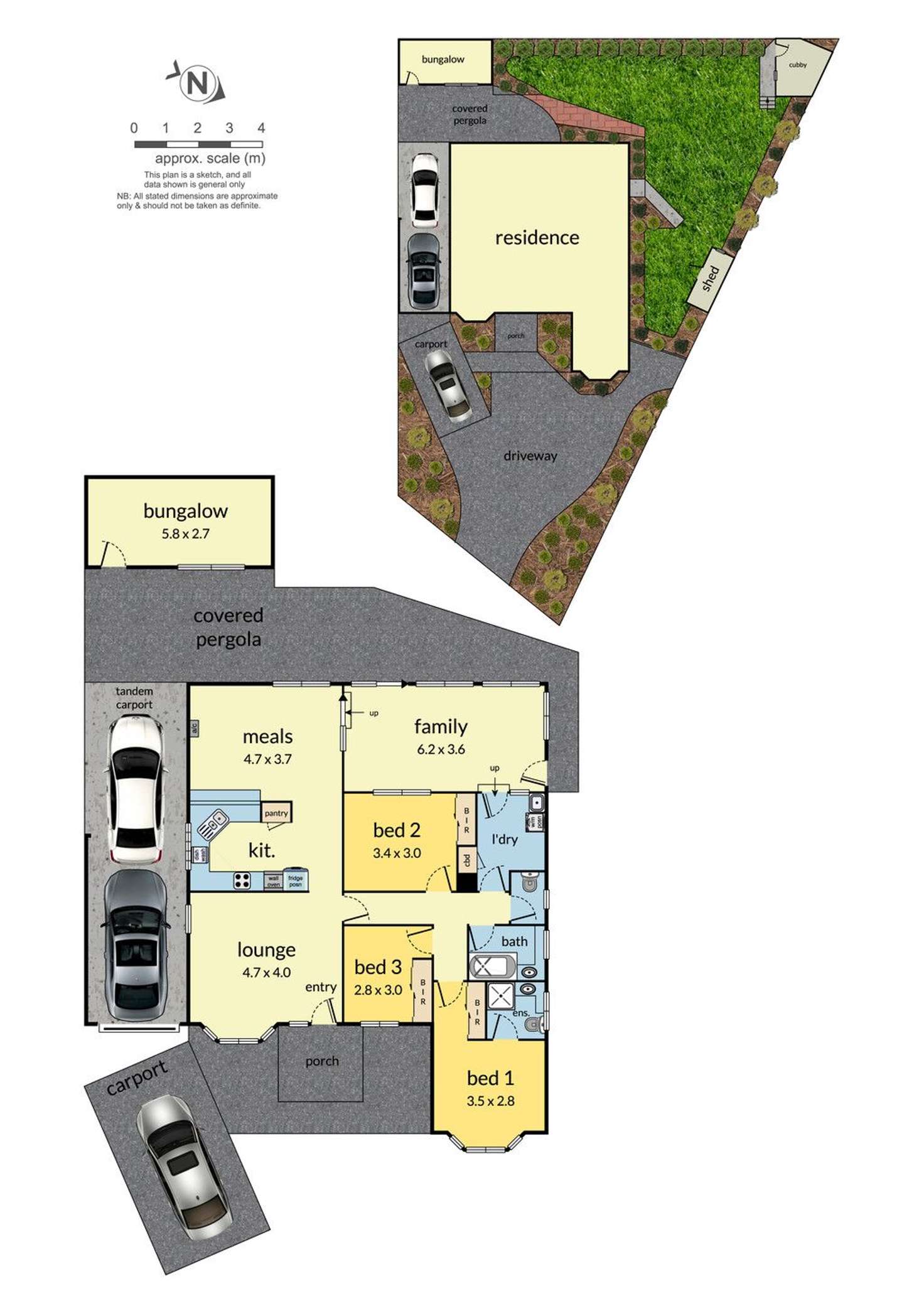 Floorplan of Homely house listing, 16 Gilligans Court, Rowville VIC 3178