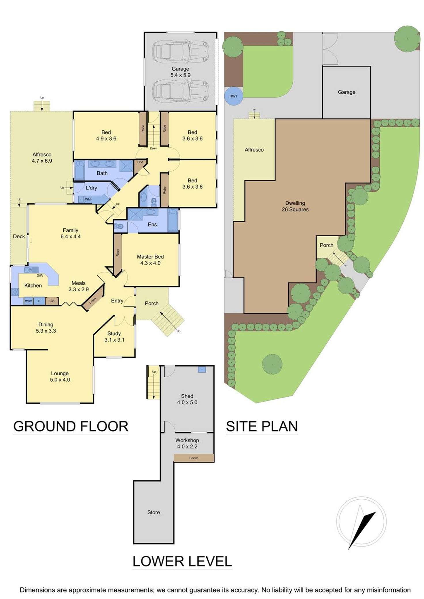 Floorplan of Homely house listing, 52 Ling Drive, Rowville VIC 3178