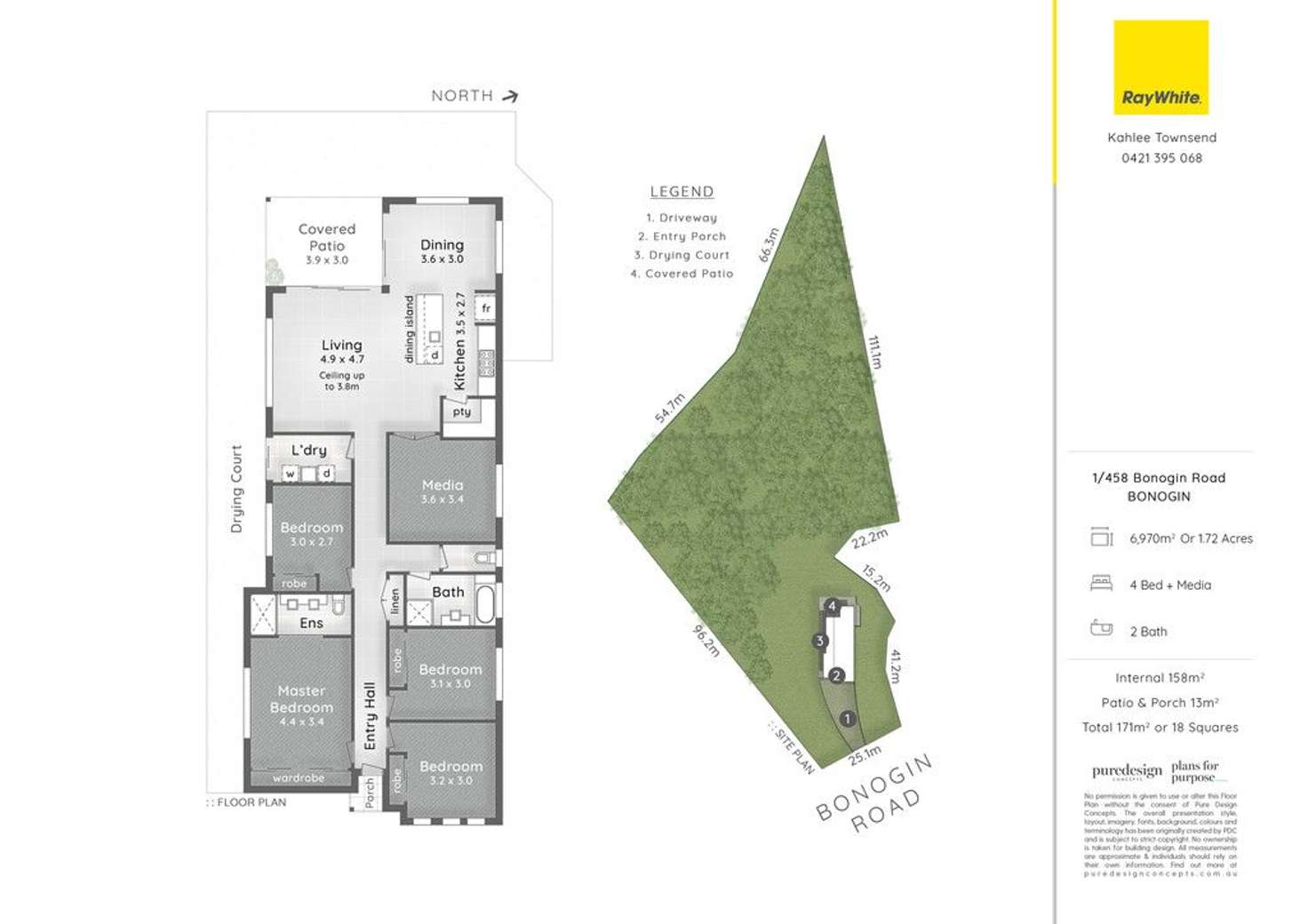 Floorplan of Homely house listing, 1/458 Bonogin Road, Bonogin QLD 4213