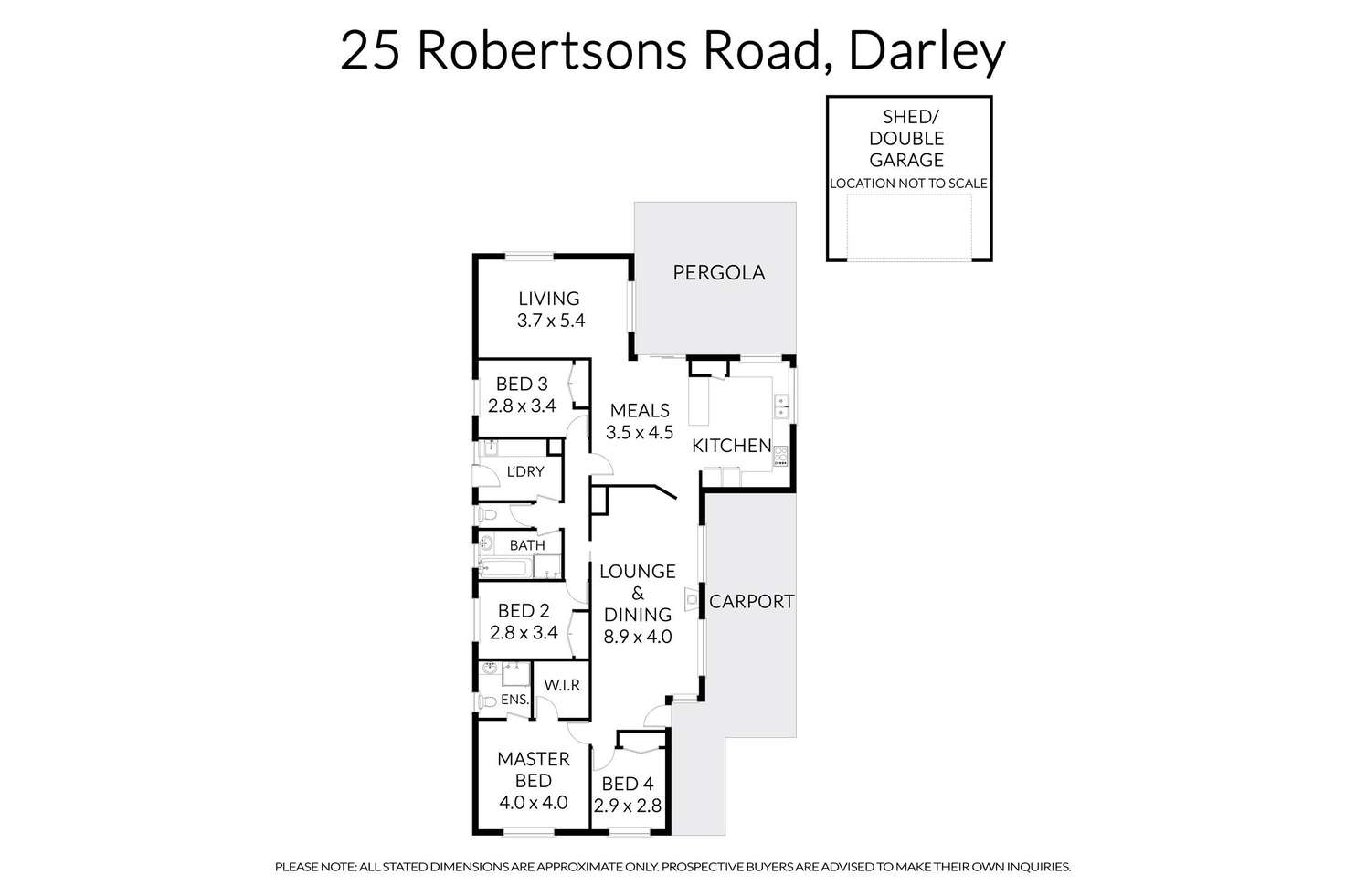 Floorplan of Homely house listing, 25 Robertsons Road, Darley VIC 3340
