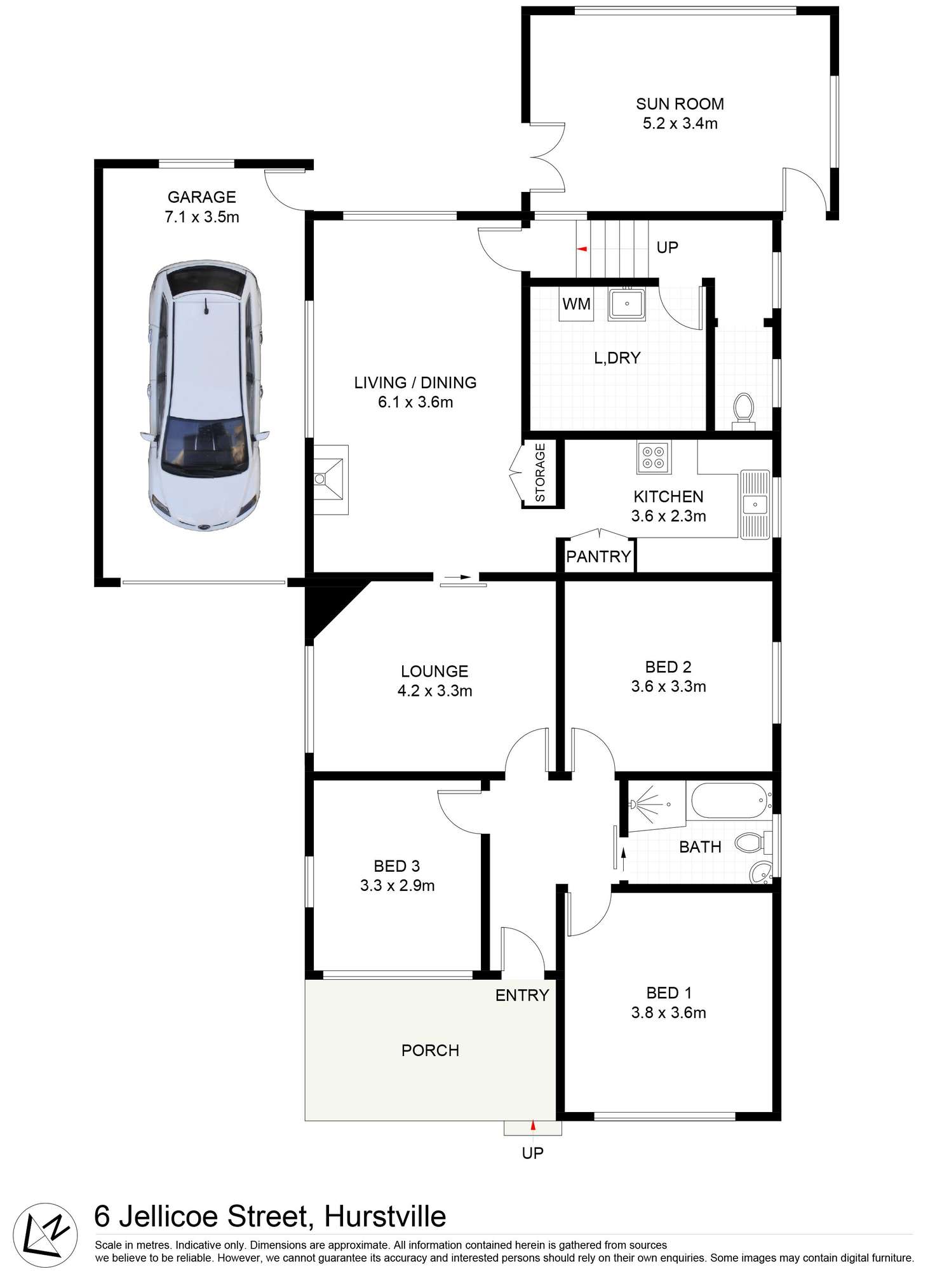 Floorplan of Homely house listing, 6 Jellicoe Street, Hurstville Grove NSW 2220