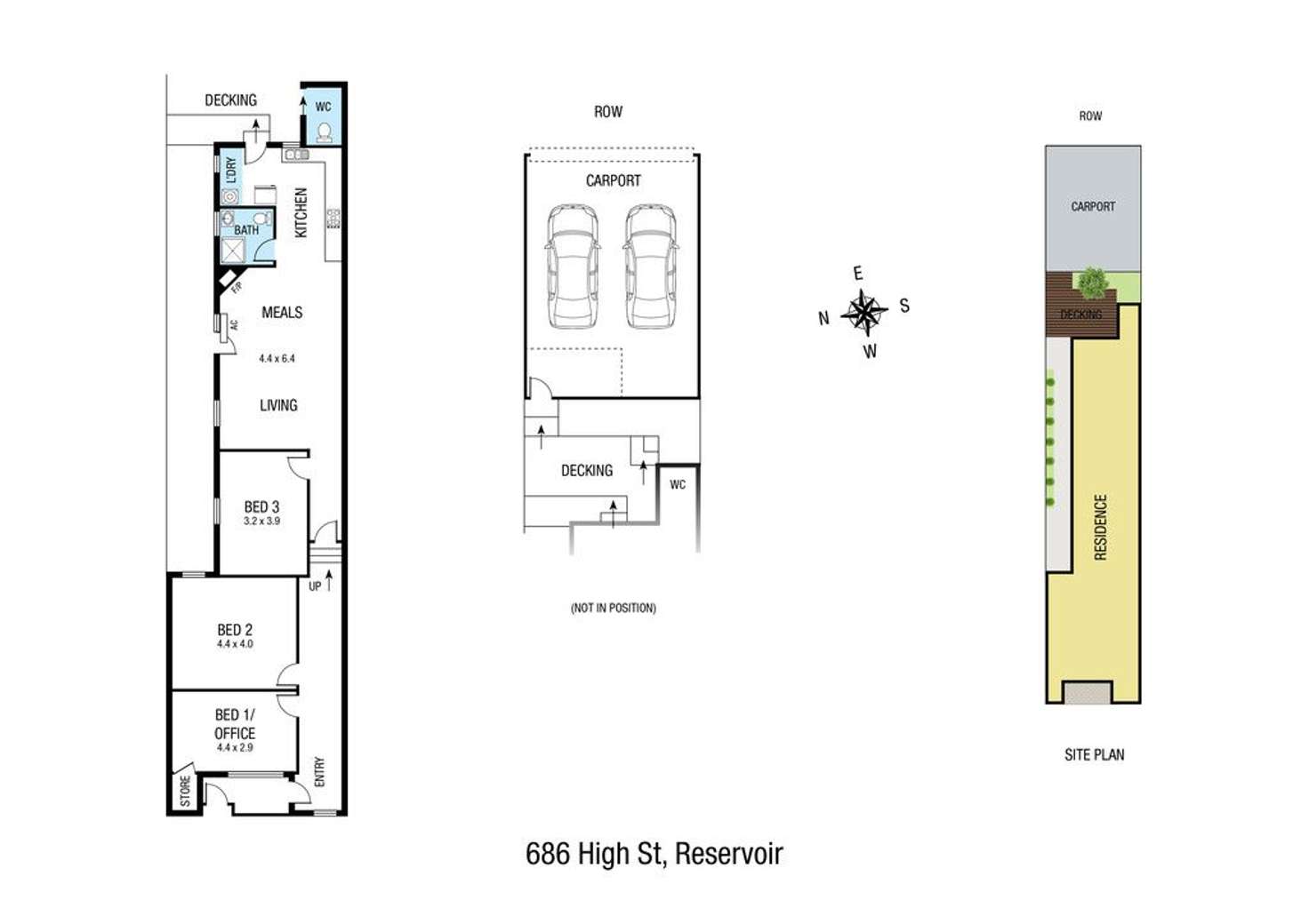 Floorplan of Homely house listing, 686 High Street, Reservoir VIC 3073