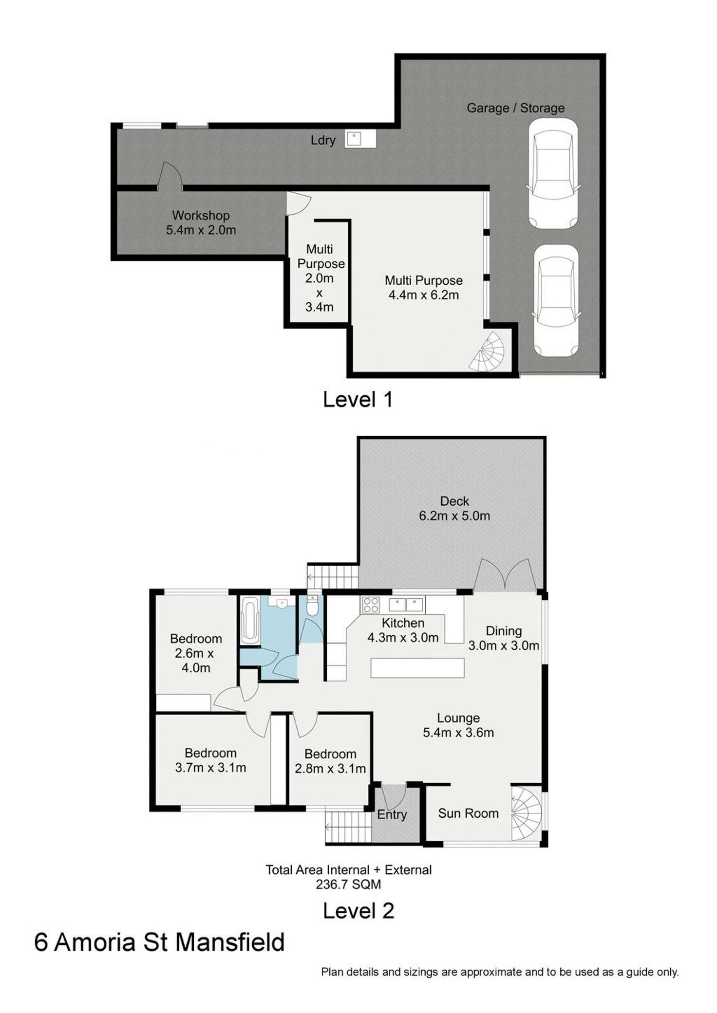 Floorplan of Homely house listing, 6 Amoria Street, Mansfield QLD 4122