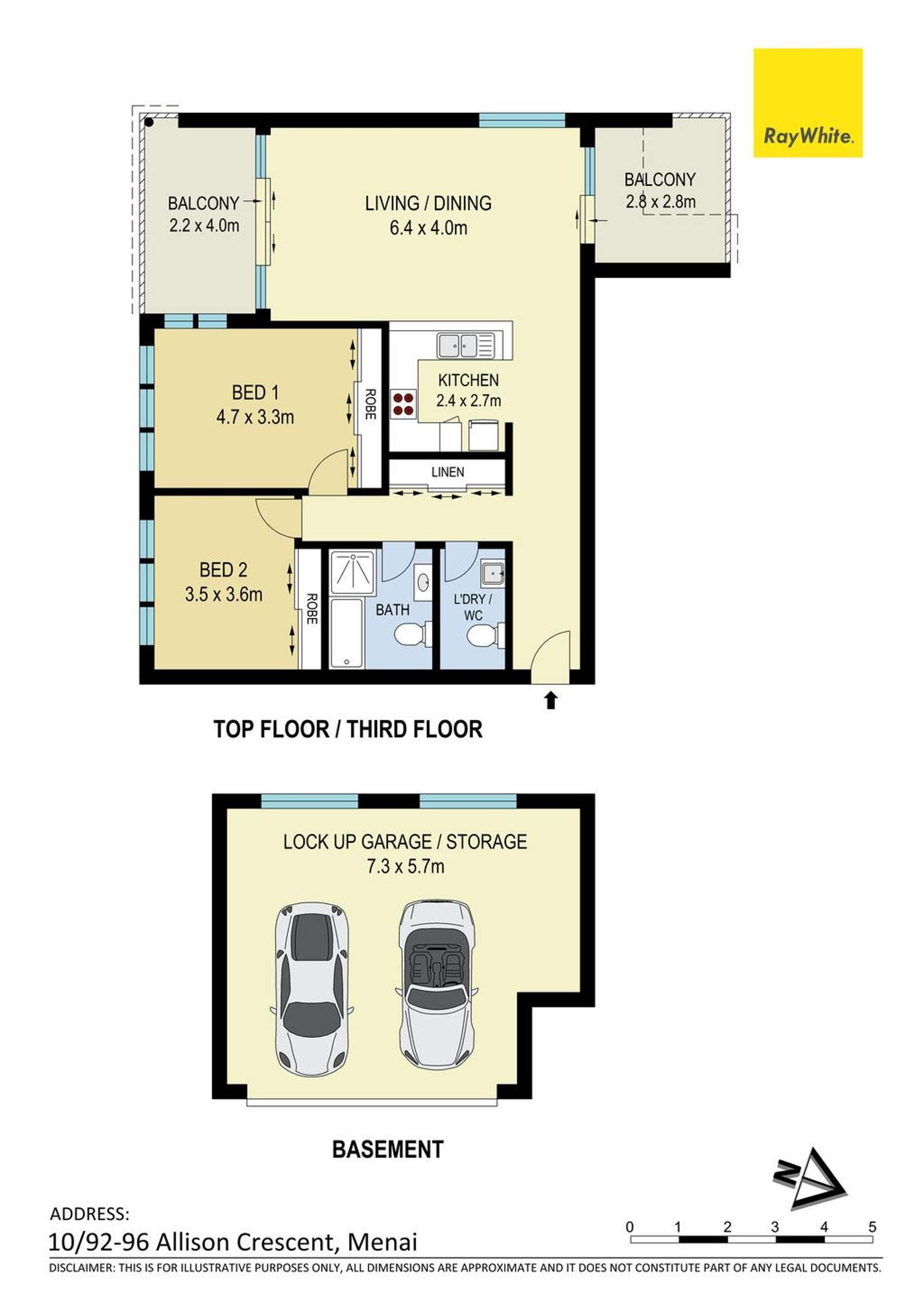 Floorplan of Homely unit listing, 10/92-96 Allison Crescent, Menai NSW 2234