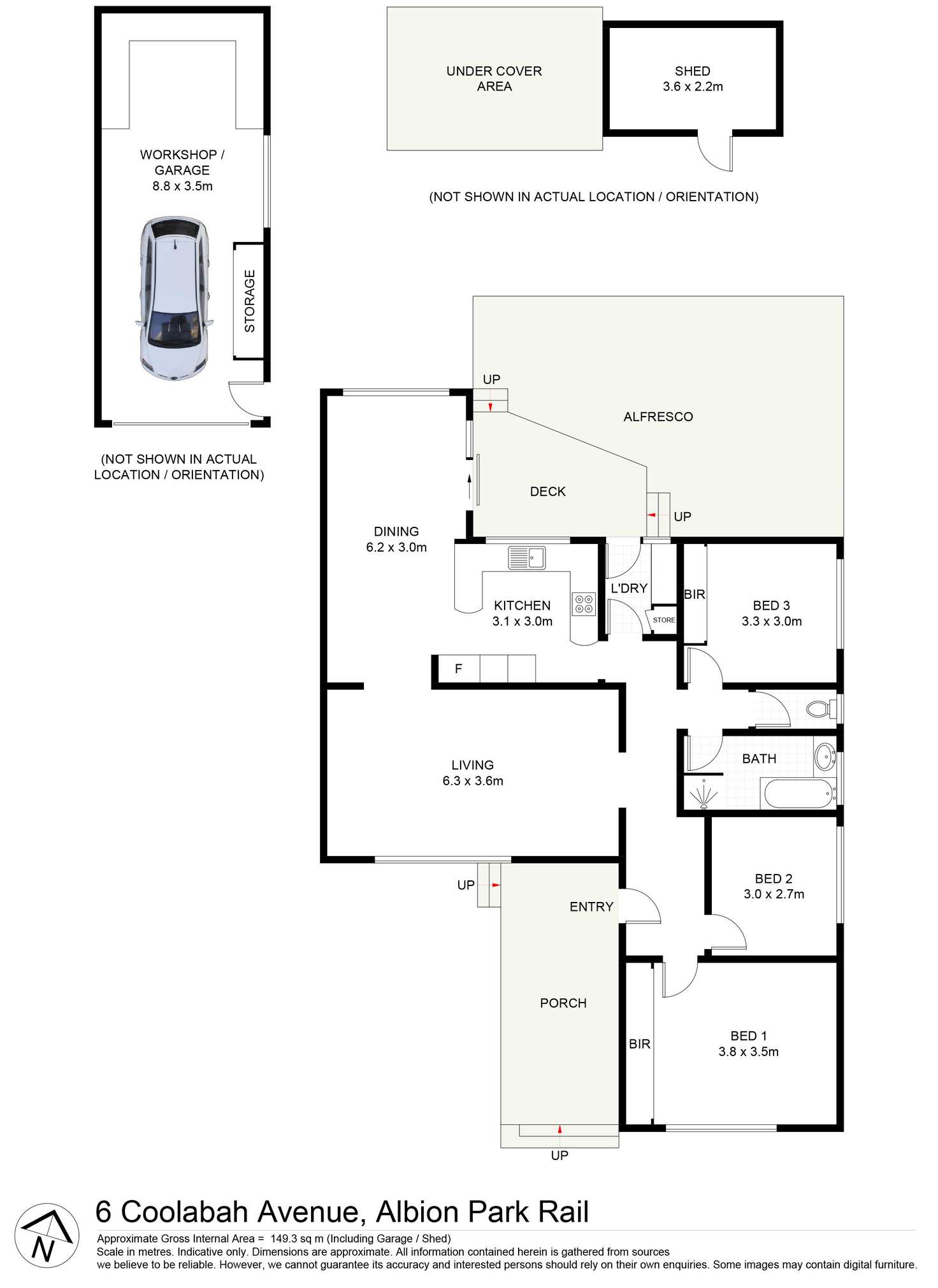 Floorplan of Homely house listing, 6 Coolibah Avenue, Albion Park Rail NSW 2527