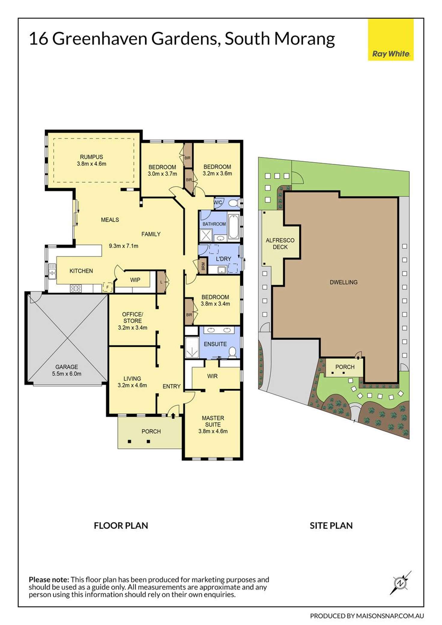 Floorplan of Homely house listing, 16 Greenhaven Gardens, South Morang VIC 3752