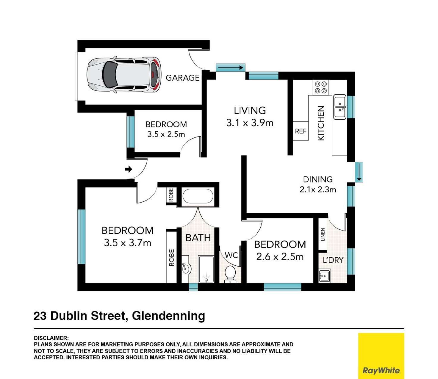 Floorplan of Homely house listing, 23 Dublin Street, Glendenning NSW 2761