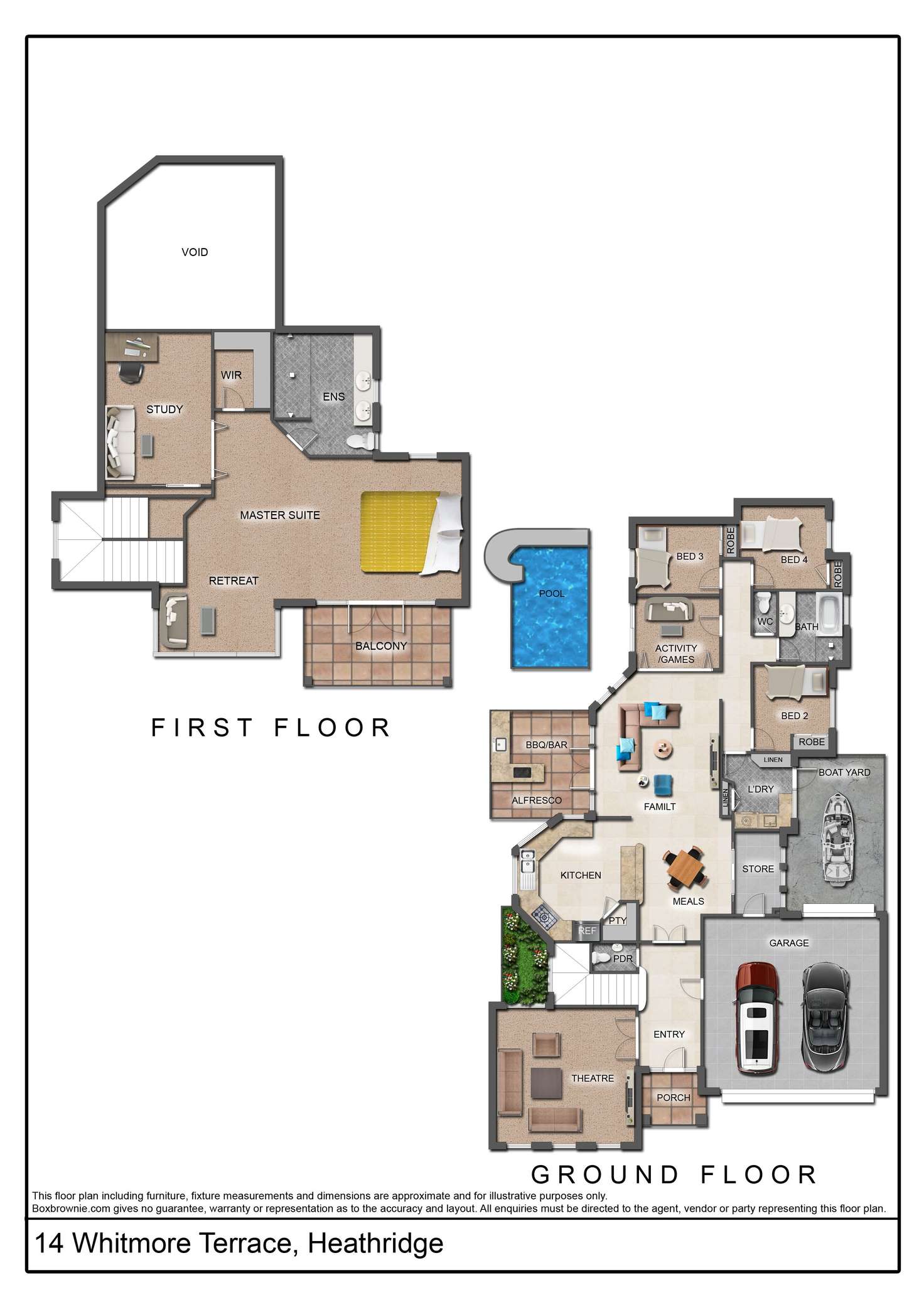 Floorplan of Homely house listing, 14 Whitmore Terrace, Heathridge WA 6027