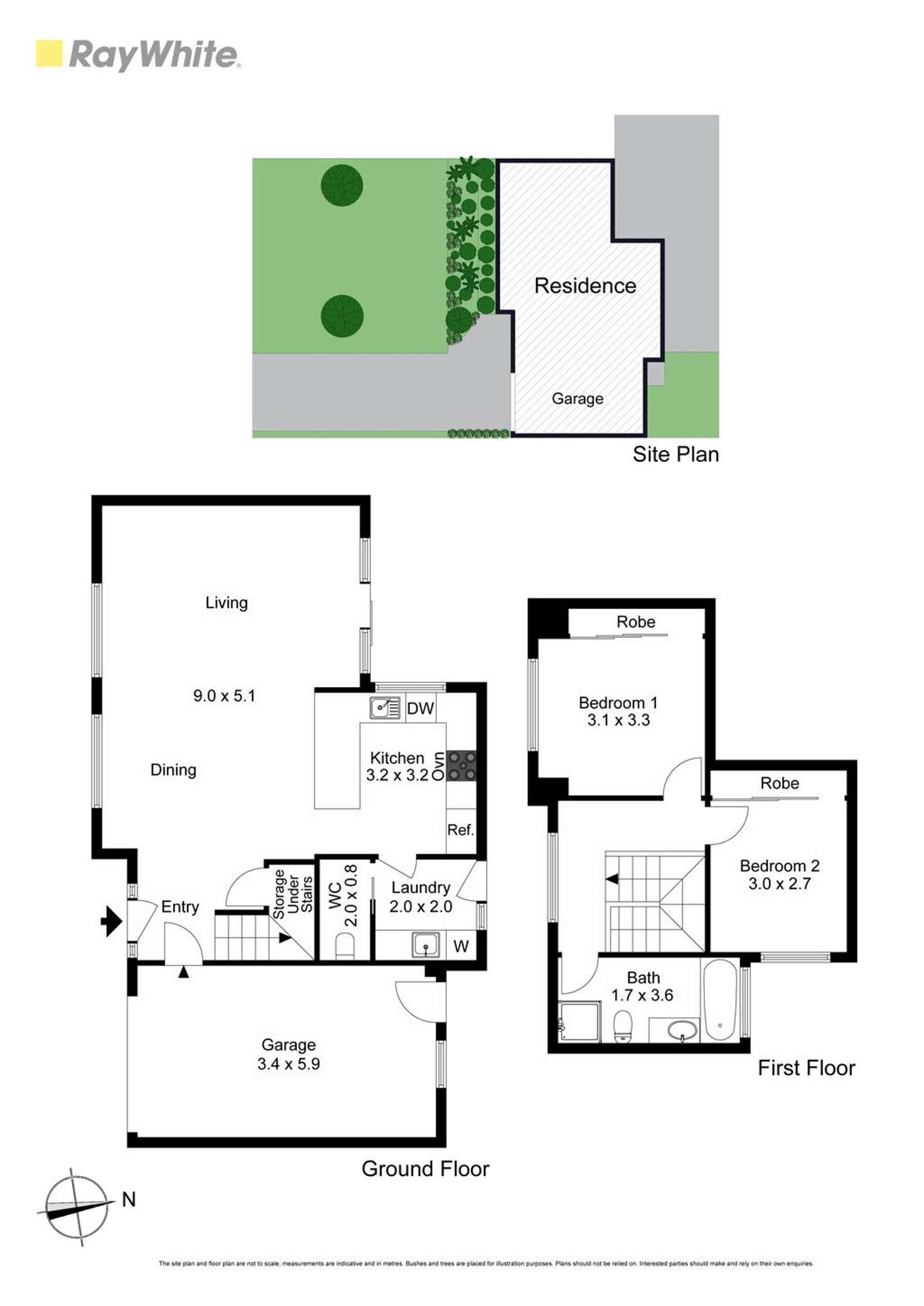 Floorplan of Homely house listing, 182 Fogarty Avenue, Yarraville VIC 3013