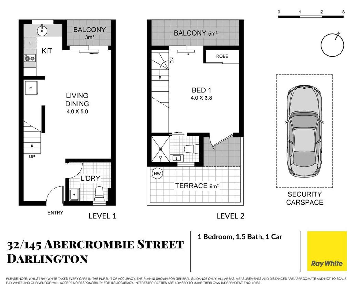 Floorplan of Homely apartment listing, 32/145 Abercrombie Street, Darlington NSW 2008