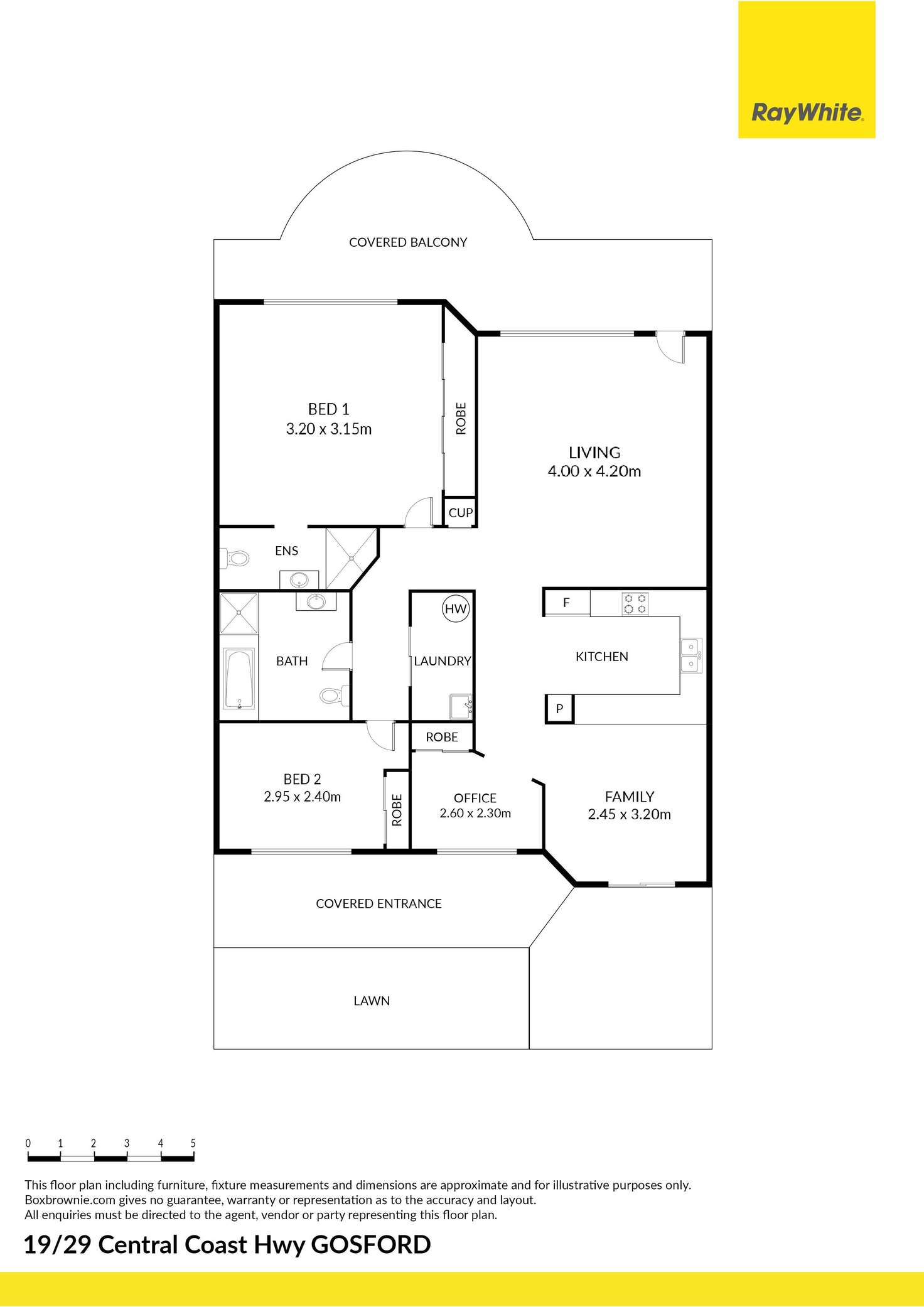 Floorplan of Homely townhouse listing, 19/29 Central Coast Highway, West Gosford NSW 2250