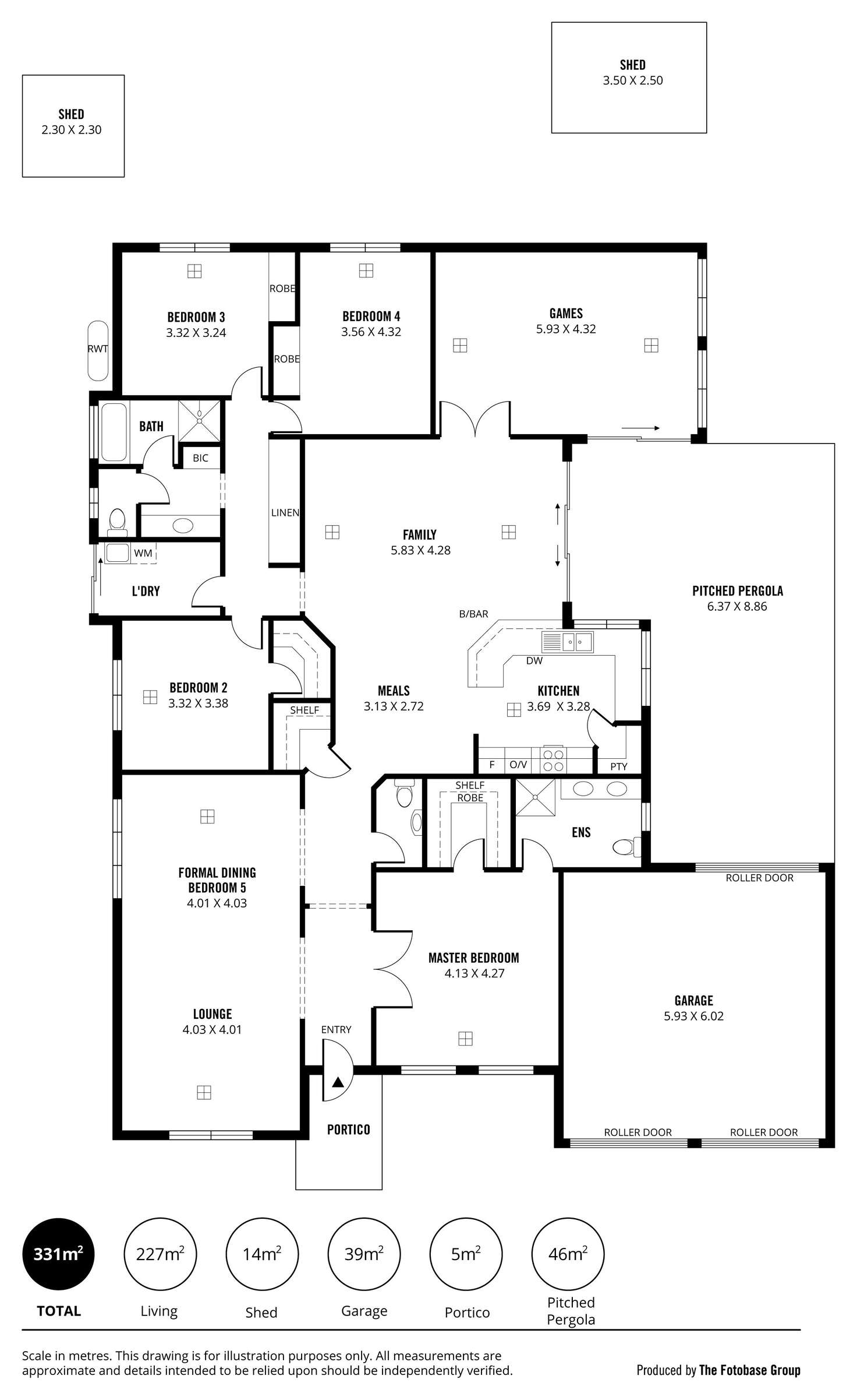 Floorplan of Homely house listing, 27 Enterprise Circuit, Andrews Farm SA 5114