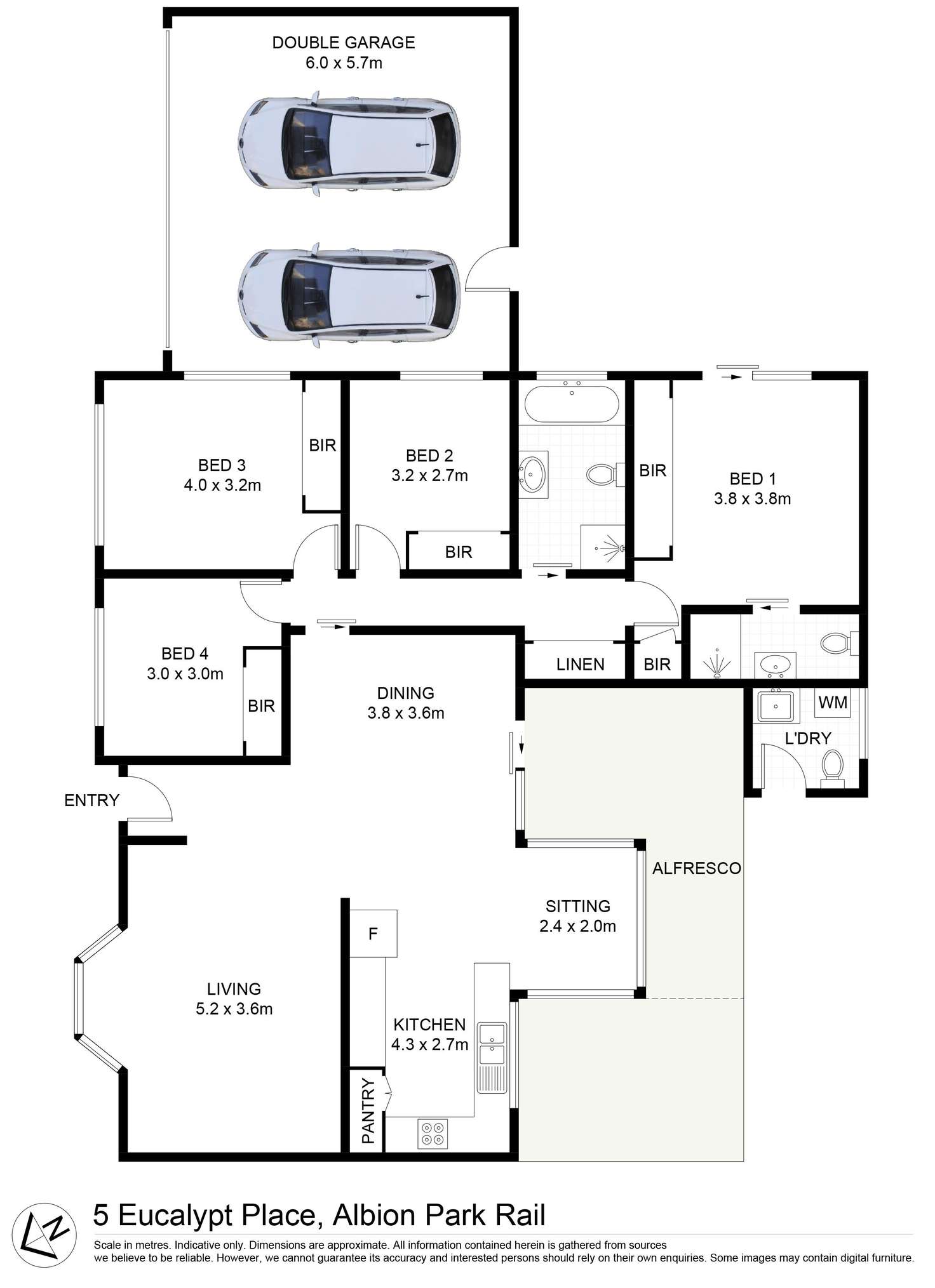 Floorplan of Homely house listing, 5 Eucalypt Place, Albion Park Rail NSW 2527