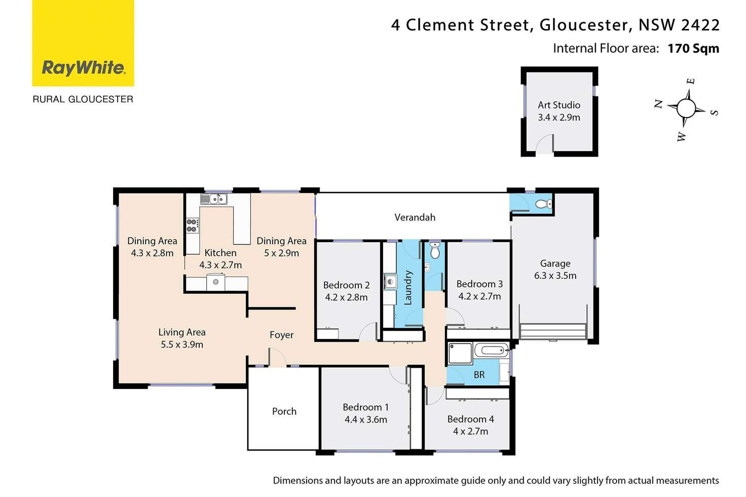 Floorplan of Homely house listing, 4 Clement Street, Gloucester NSW 2422