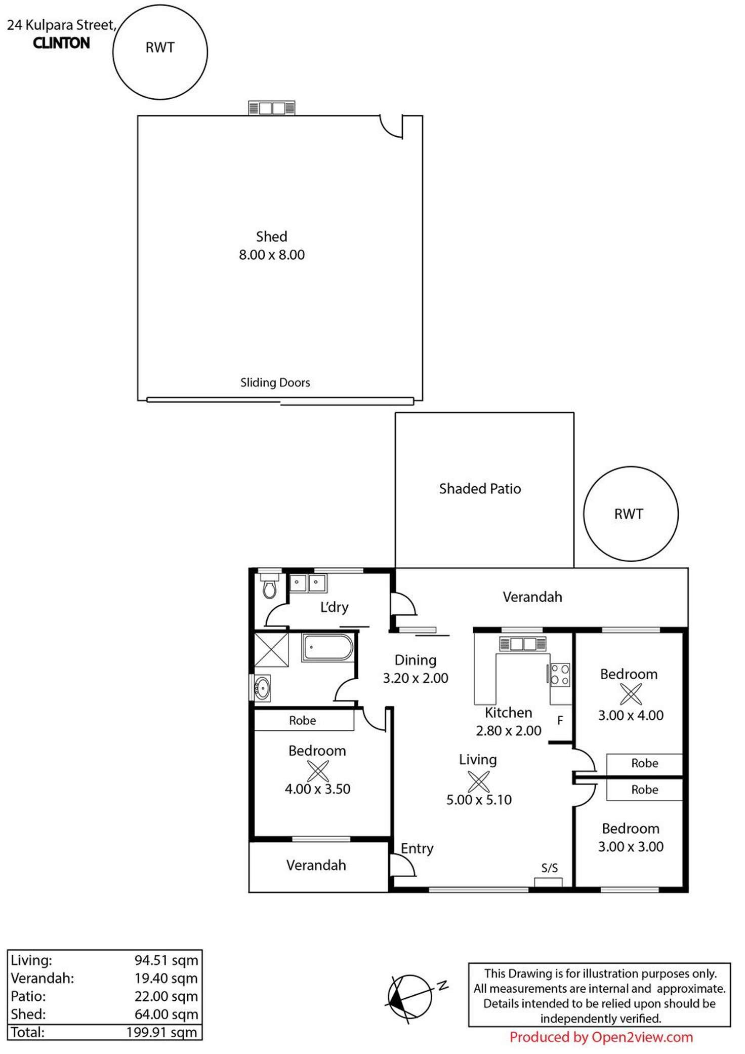Floorplan of Homely house listing, 24 Kulpara Street, Clinton SA 5570