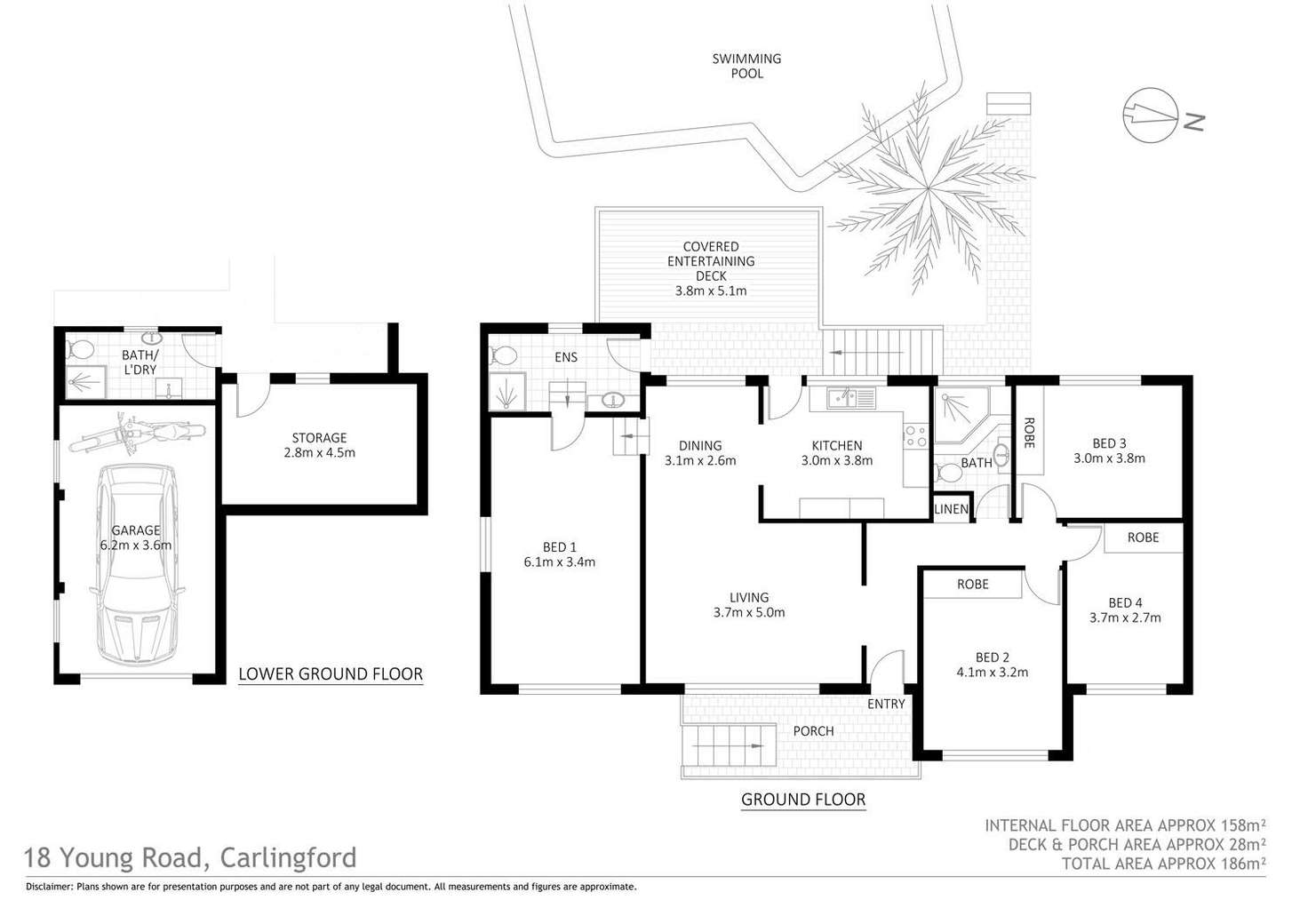 Floorplan of Homely house listing, 18 Young Road, Carlingford NSW 2118