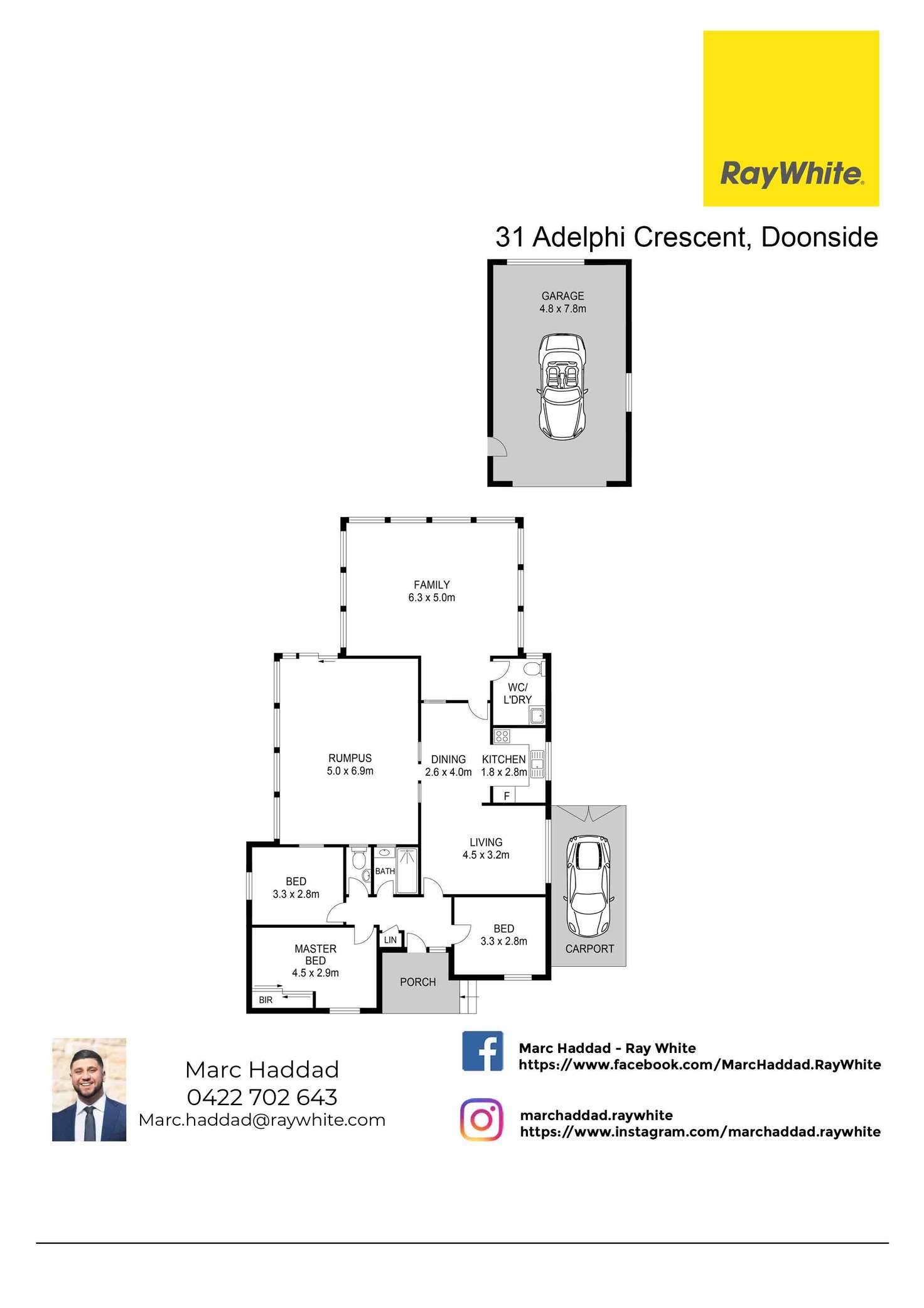 Floorplan of Homely house listing, 31 Adelphi Crescent, Doonside NSW 2767