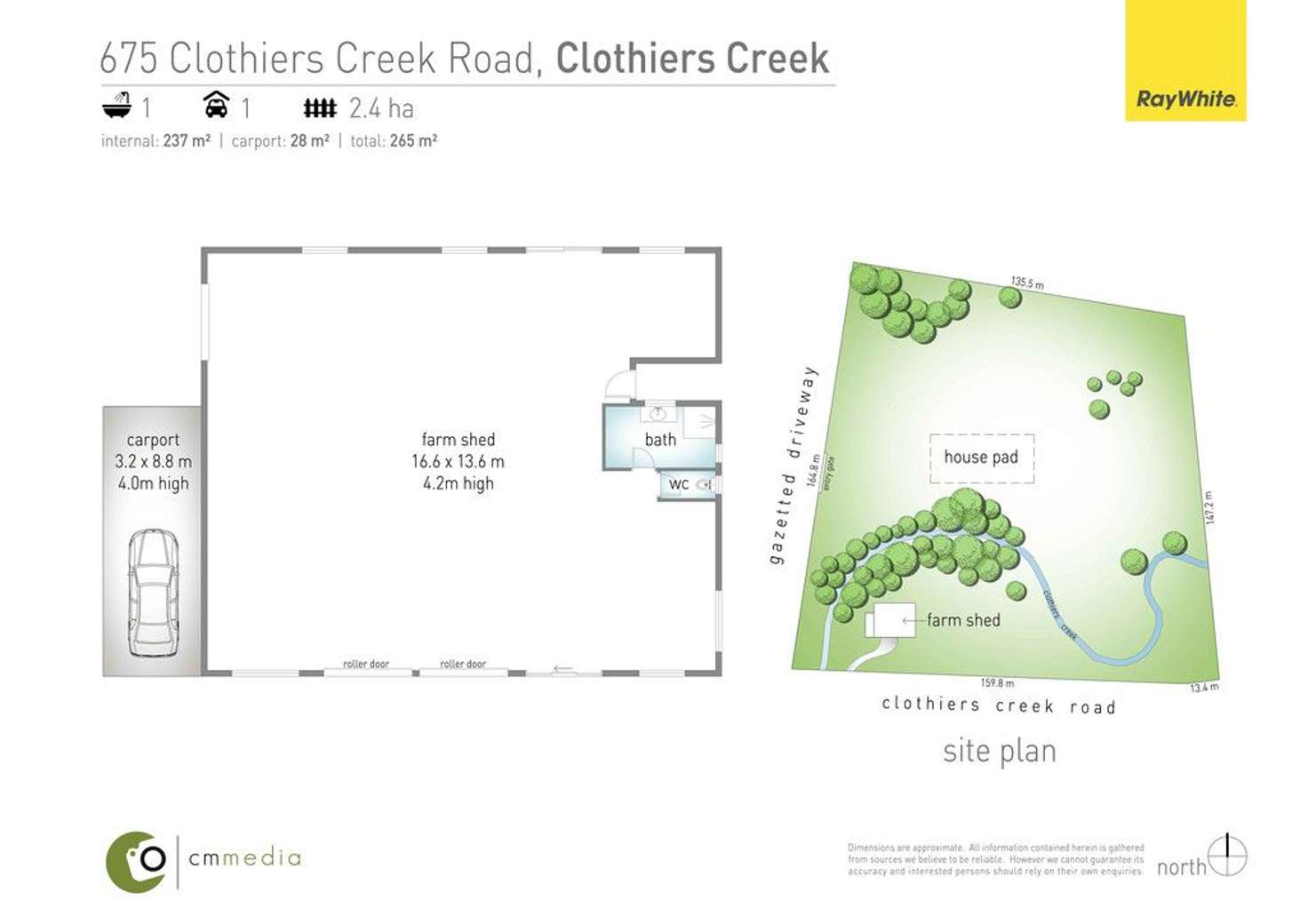 Floorplan of Homely ruralOther listing, 675 Clothiers Creek Road, Clothiers Creek NSW 2484