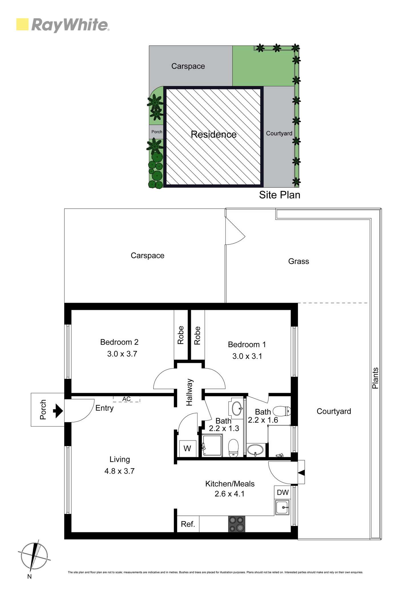 Floorplan of Homely unit listing, 3/571 Neerim Road, Hughesdale VIC 3166