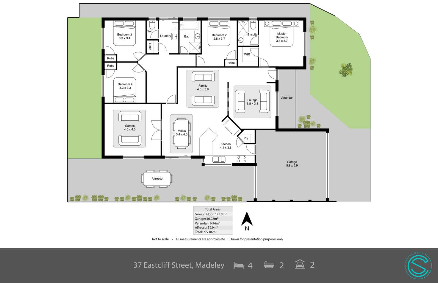 Floorplan of Homely house listing, 37 Eastcliff Street, Madeley WA 6065