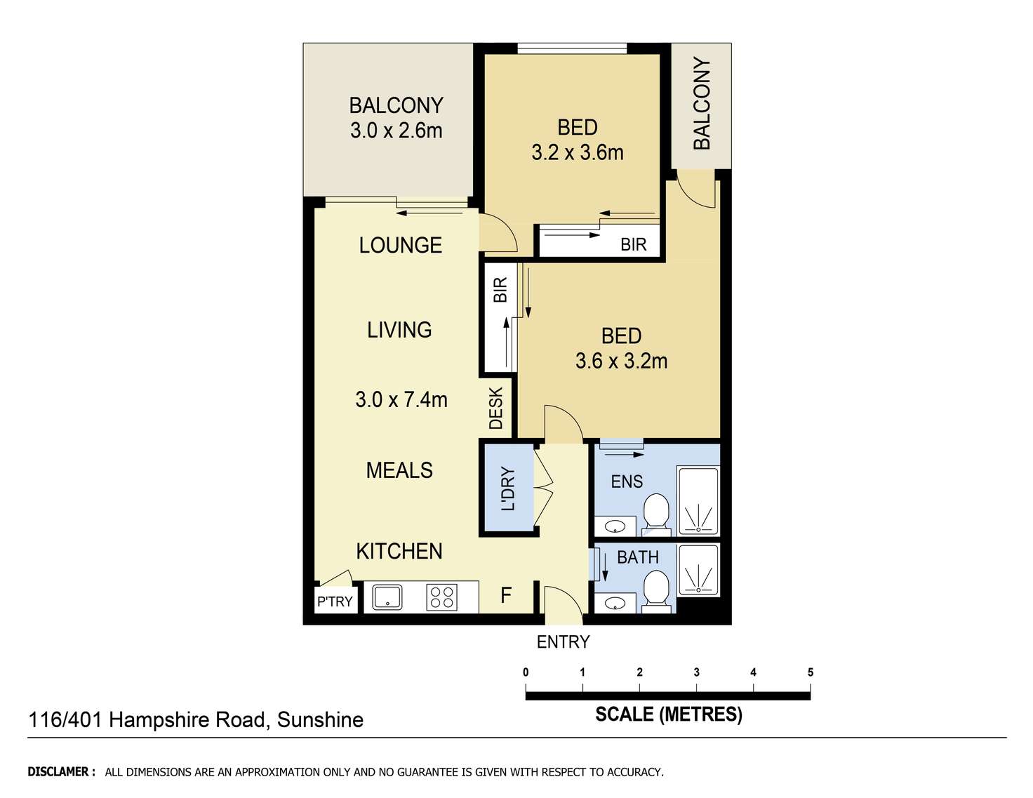 Floorplan of Homely apartment listing, 116/1 Foundry Road, Sunshine VIC 3020