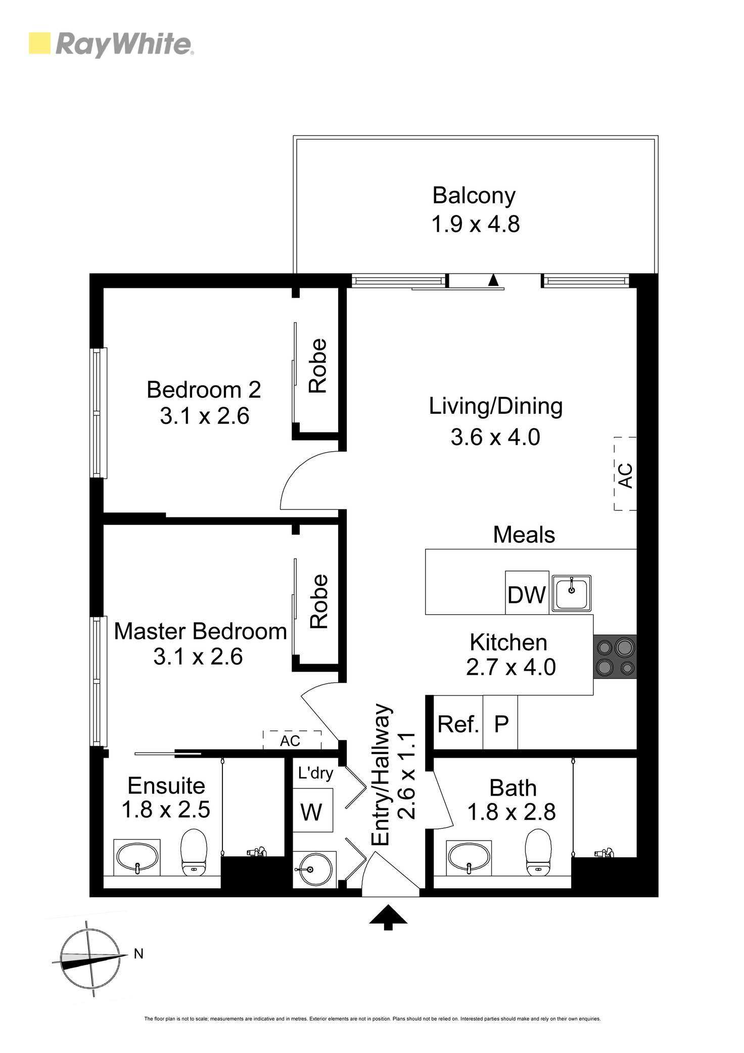 Floorplan of Homely apartment listing, 412/89 Atherton Road, Oakleigh VIC 3166