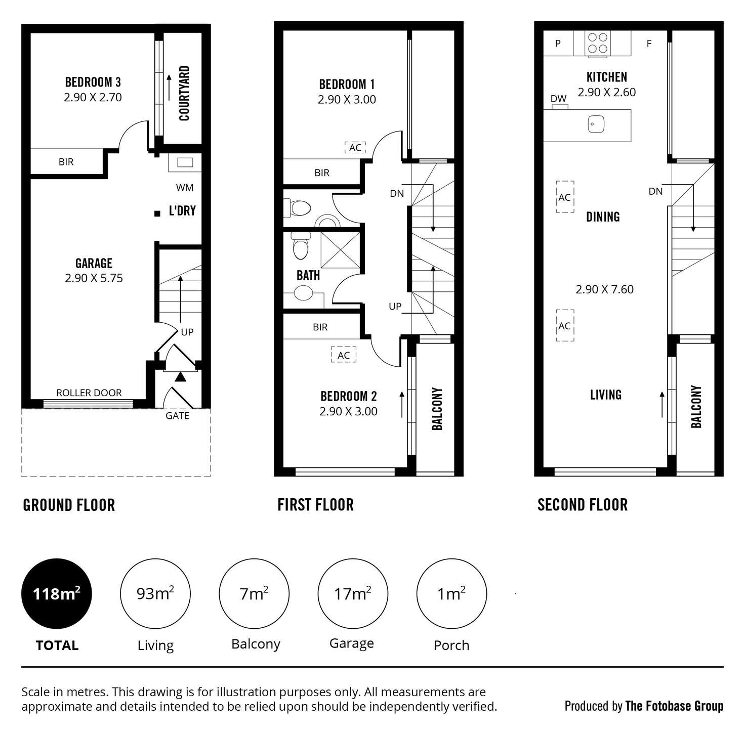 Floorplan of Homely townhouse listing, 35/107 Grote Street, Adelaide SA 5000