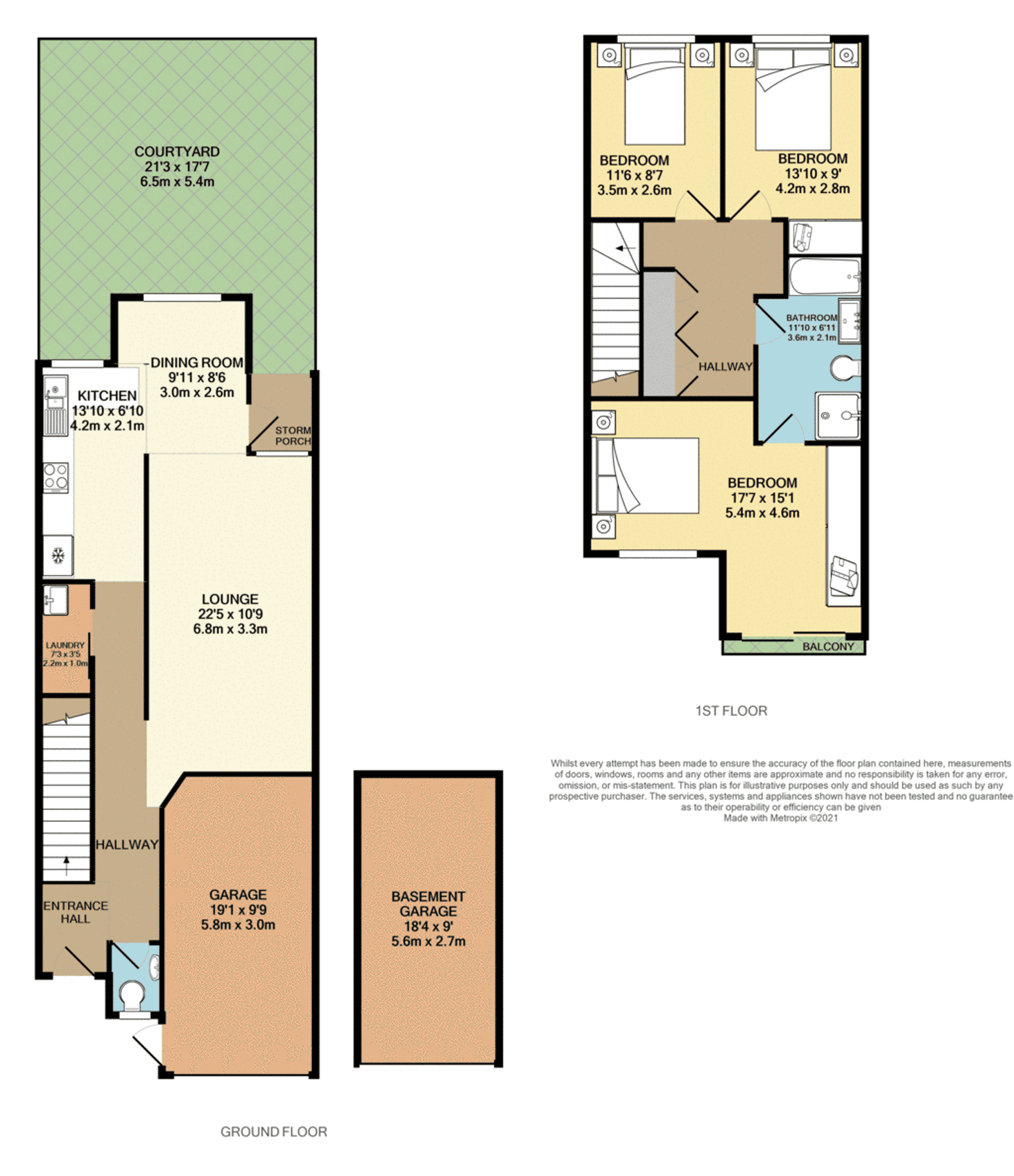 Floorplan of Homely townhouse listing, 12/9-11 New Zealand Street, Parramatta NSW 2150